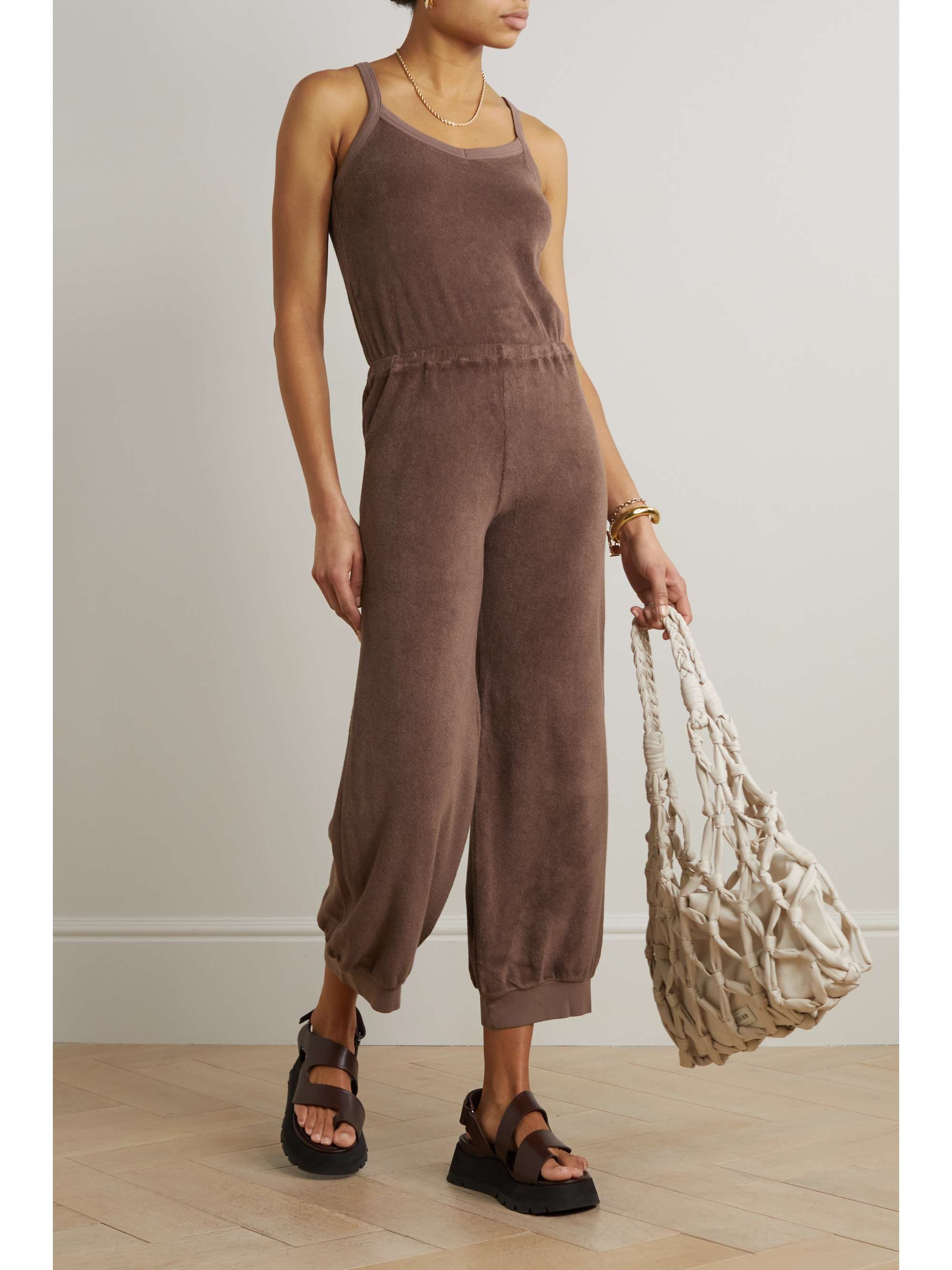 Terry jumpsuit shop