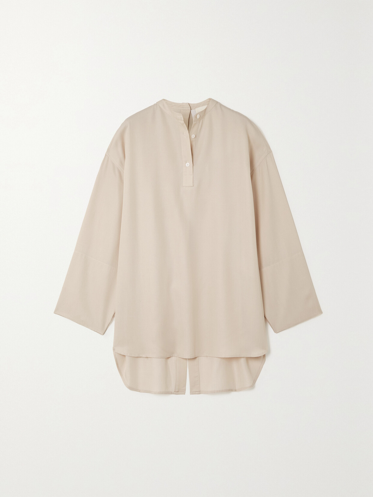 Ninety Percent - Hydra Open-back Tencel Lyocell Shirt - Neutrals