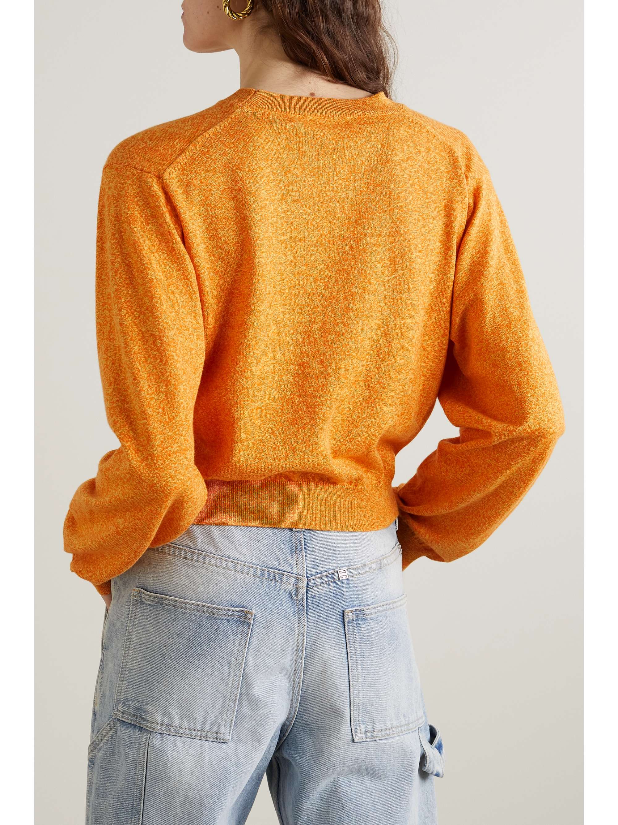 THE ELDER STATESMAN Nova organic cotton and cashmere-blend sweater