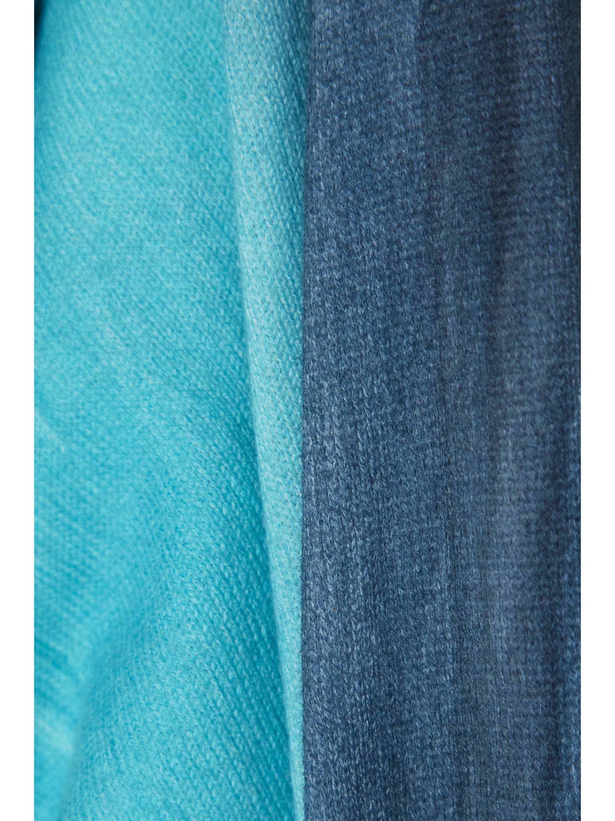 THE ELDER STATESMAN Scape ombré organic cotton and cashmere-blend straight-leg track pants