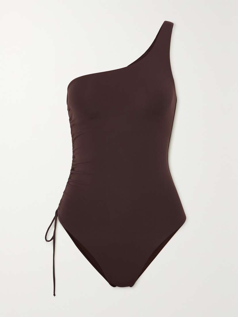 Melissa Odabash Bodrum One-shoulder Tie-detailed Swimsuit