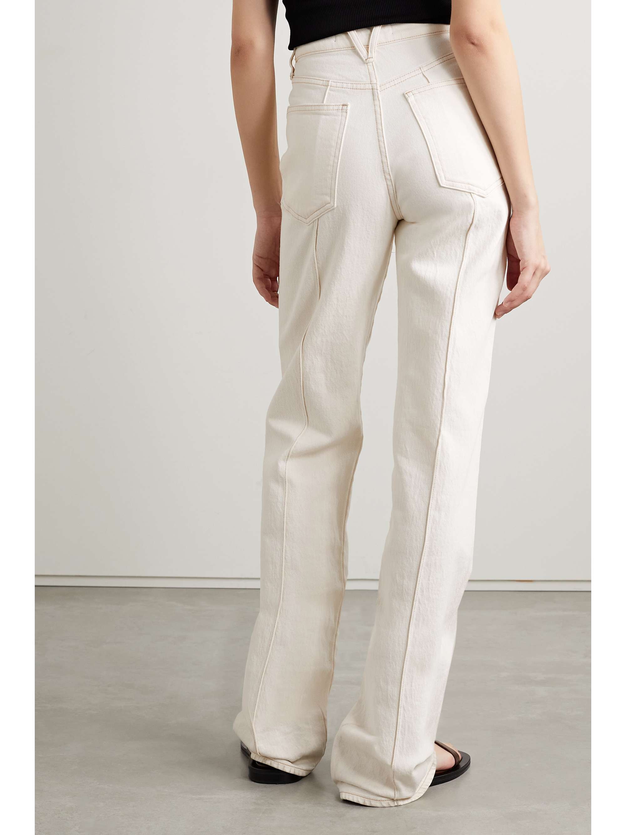 VERONICA BEARD Dylan high-rise straight-leg jeans