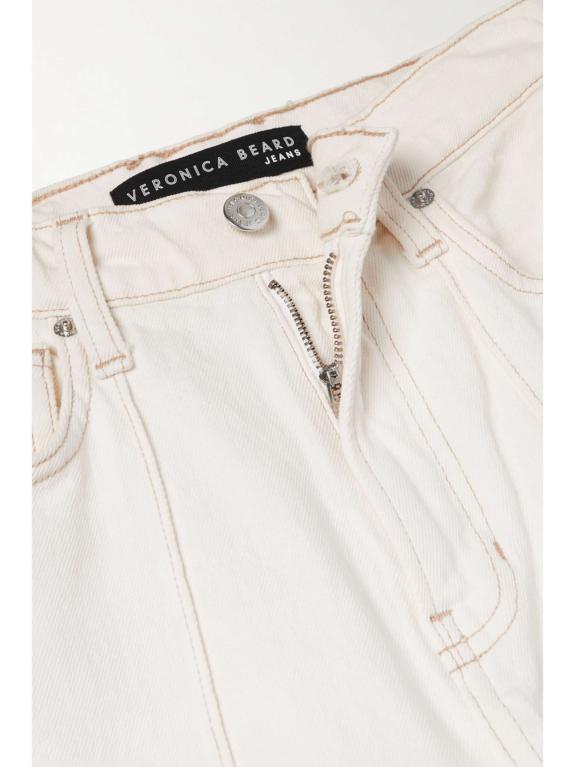 VERONICA BEARD Dylan high-rise straight-leg jeans