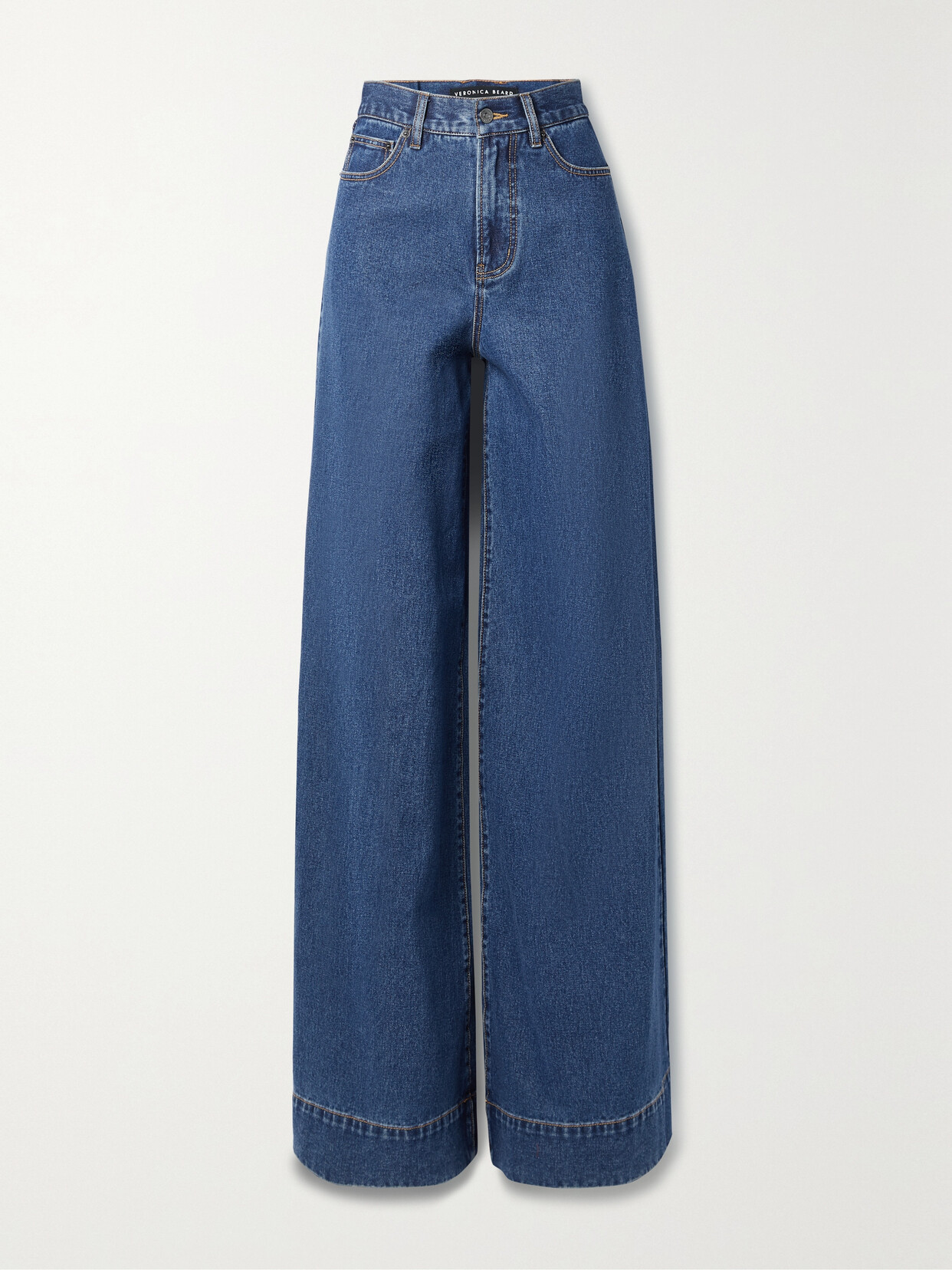 Veronica Beard - Haizley High-rise Wide-leg Jeans - Blue