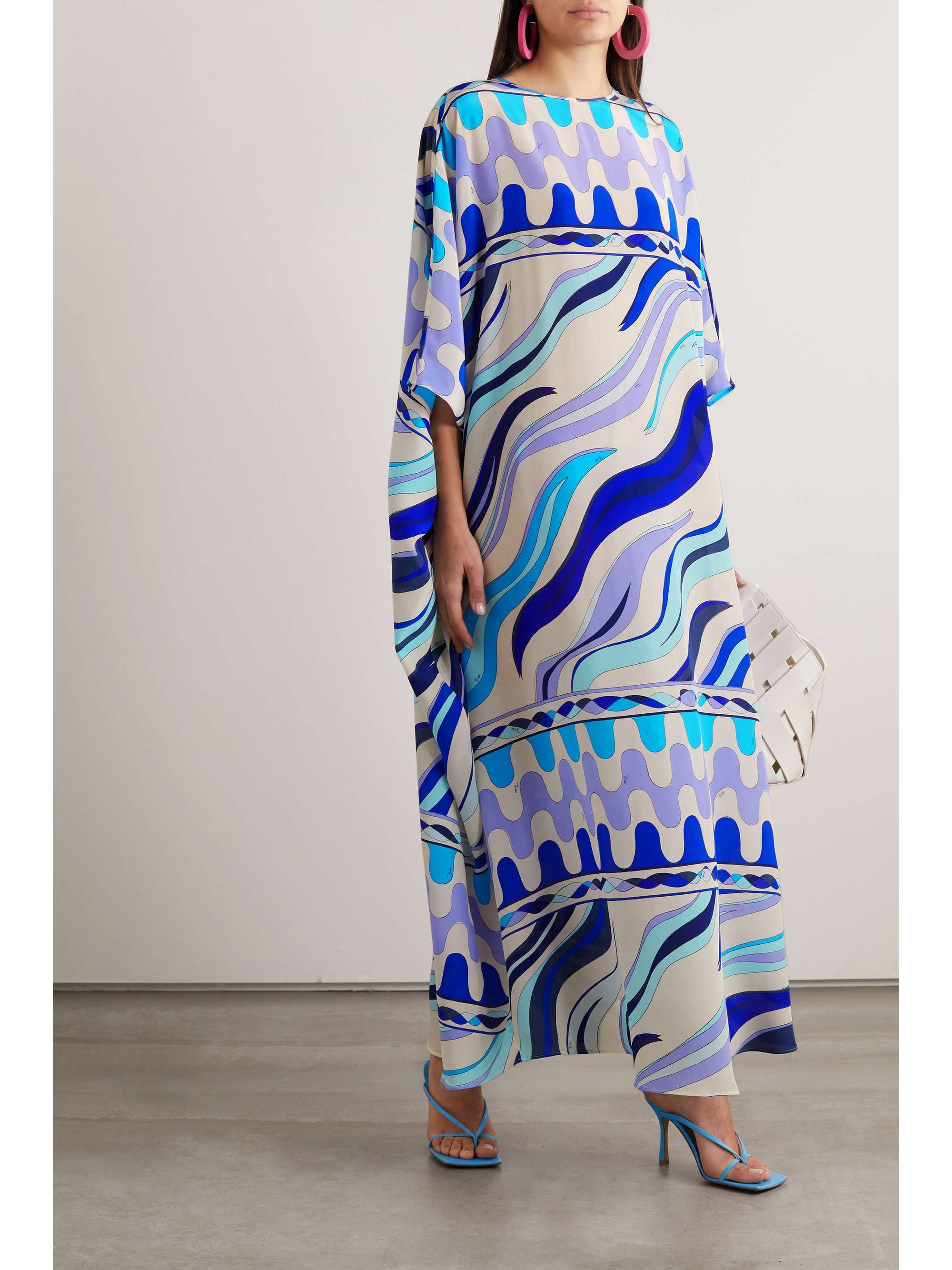 PUCCI Printed silk crepe de chine kaftan | NET-A-PORTER