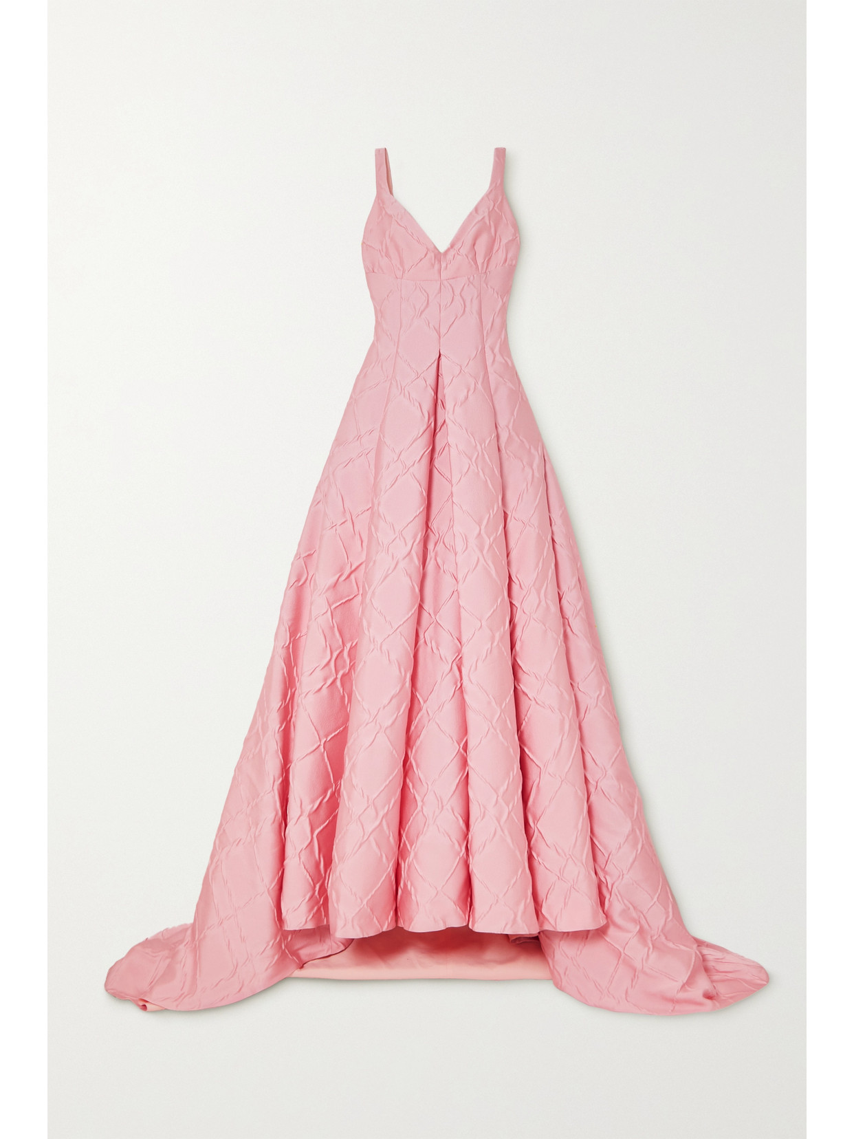 Emilia Wickstead - Merise Pleated Cloqué Gown - Pink