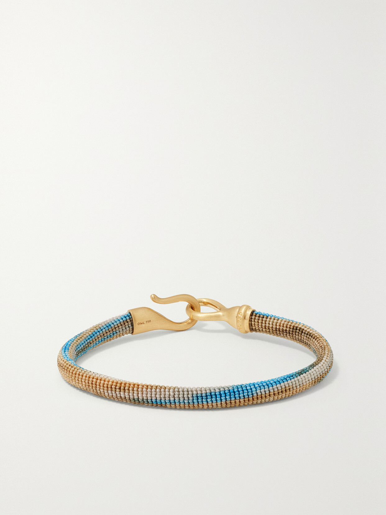 Ole Lynggaard Copenhagen Life 18-karat Gold And Rope Bracelet