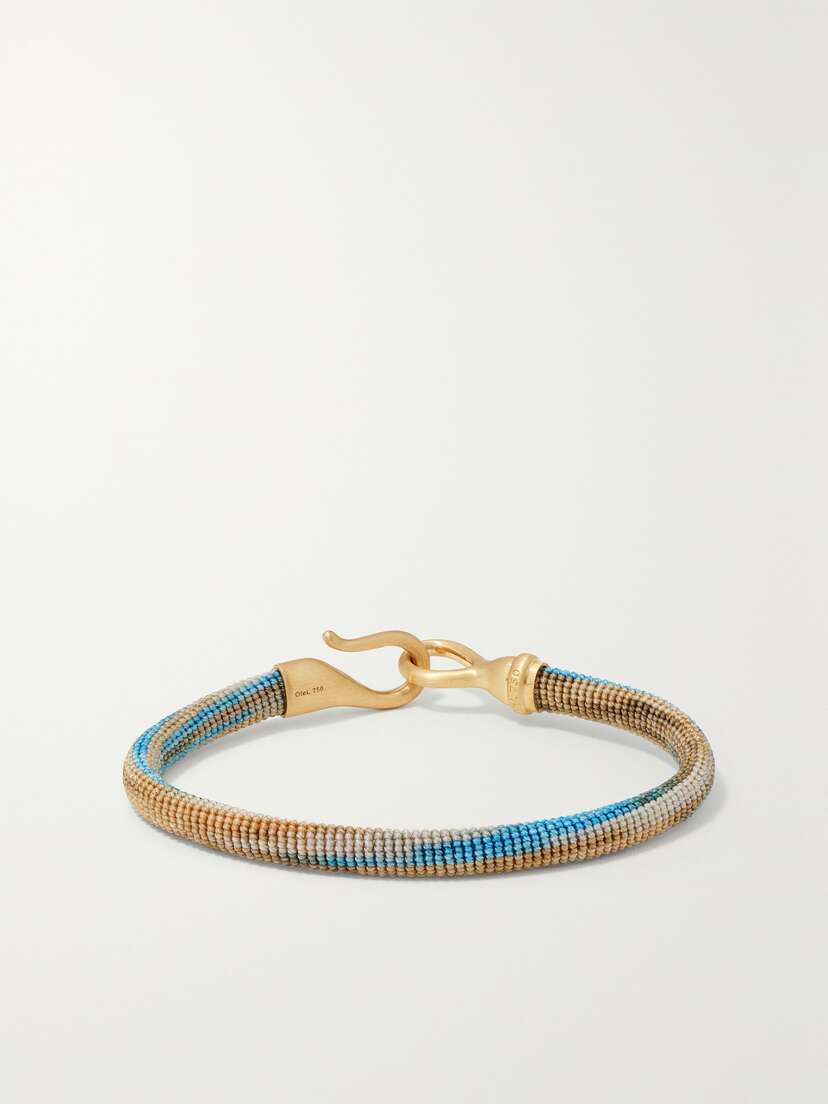 OLE LYNGGAARD COPENHAGEN Life 18-karat Gold And Rope Bracelet