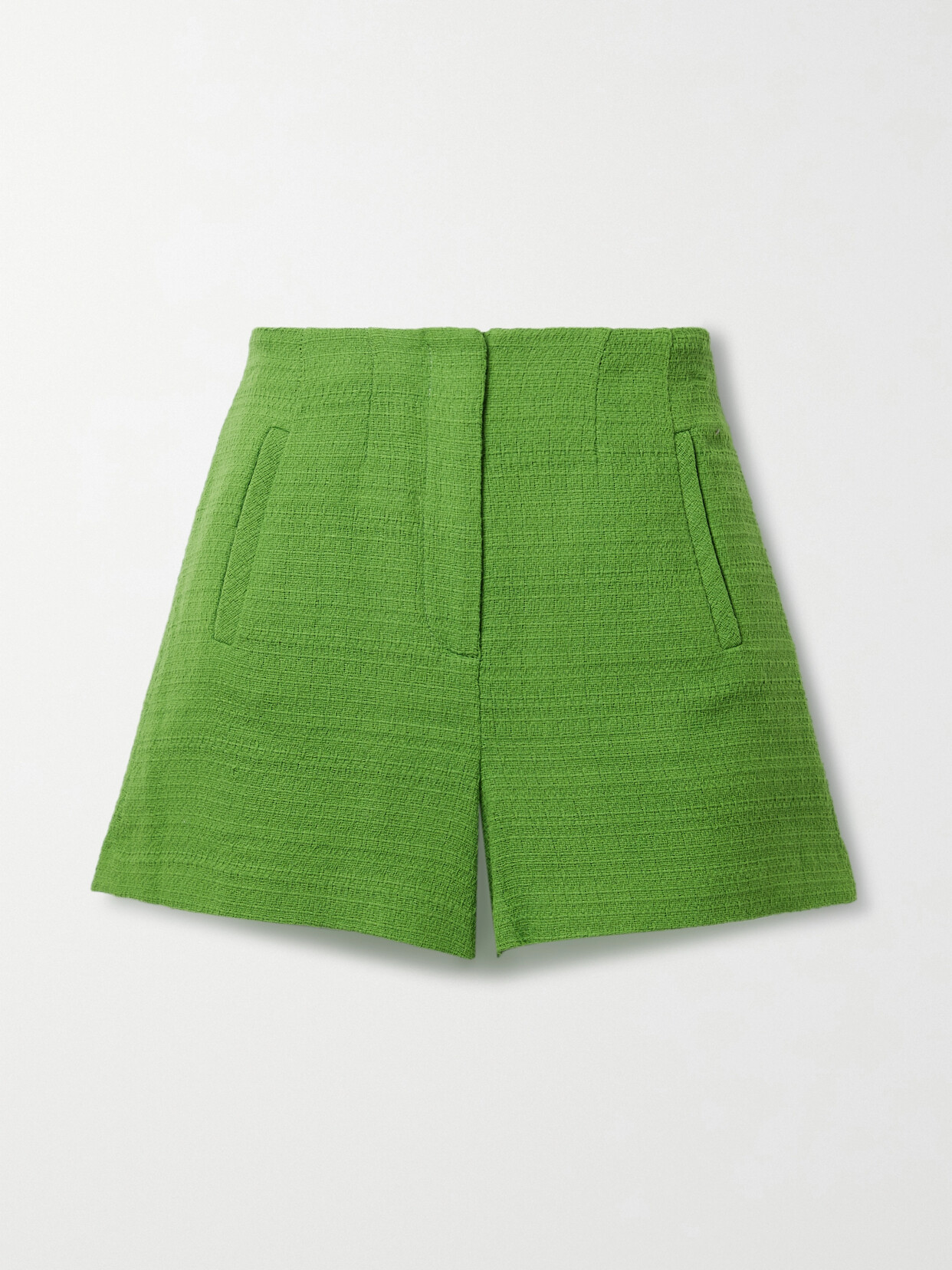 Veronica Beard Jazmin Cotton-tweed Shorts