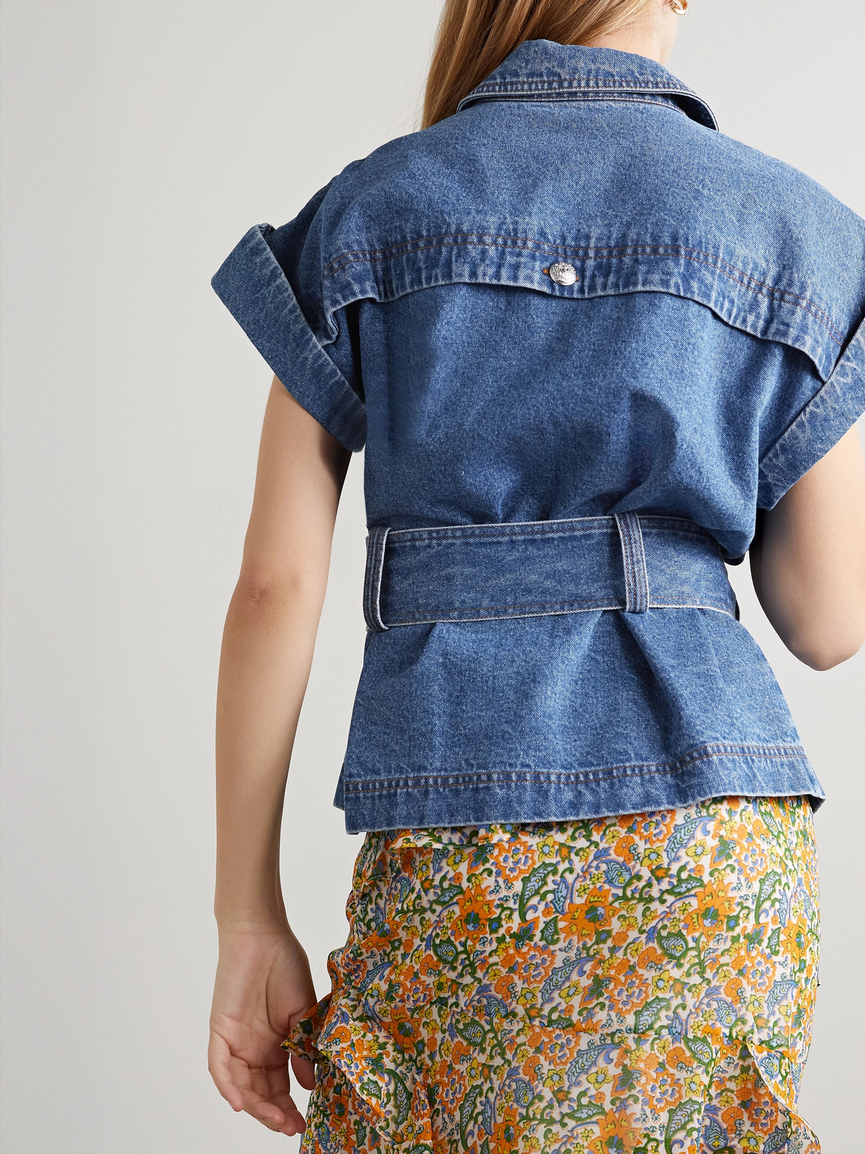 Vistola Belted Denim Jacket