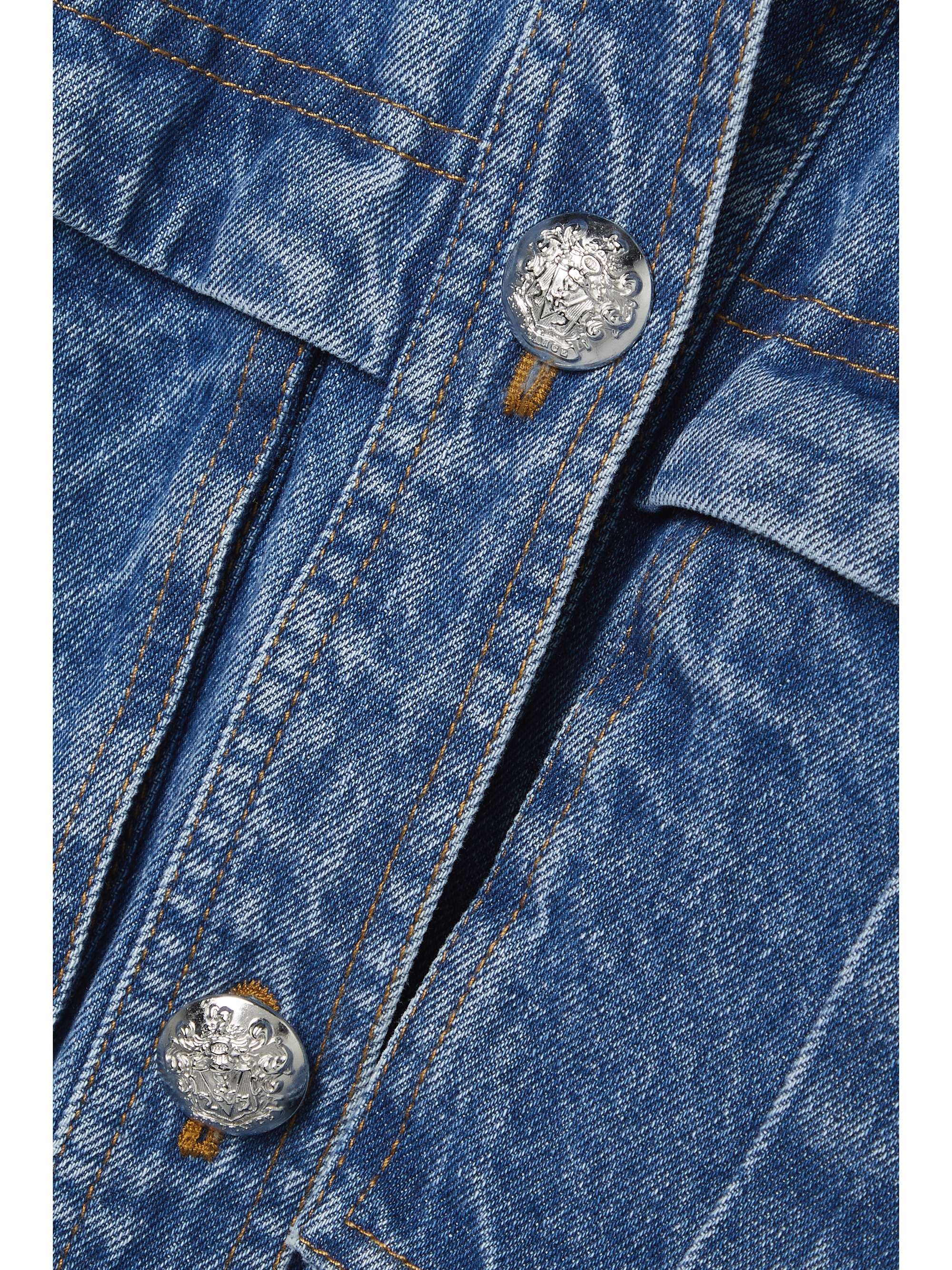 VERONICA BEARD Vistola belted denim jacket