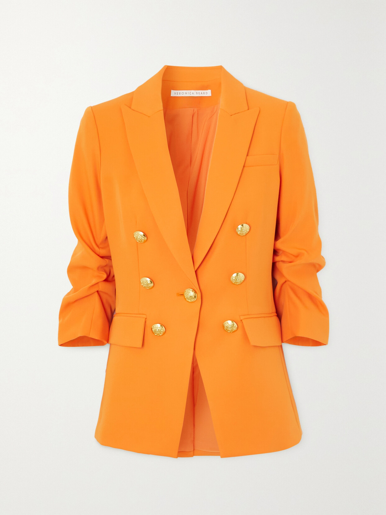 Veronica Beard - Tomi Dickey Woven Blazer - Orange