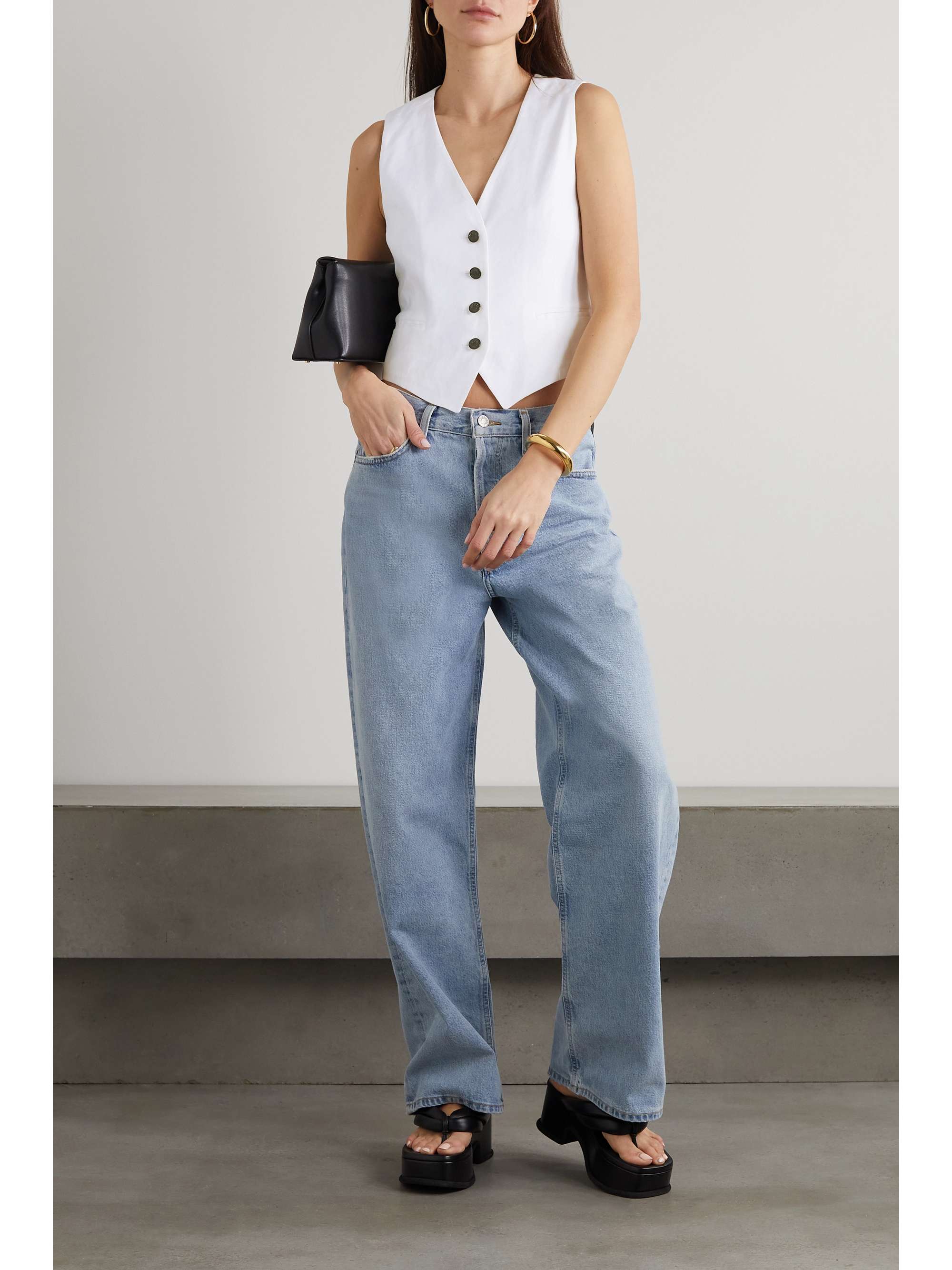 RAG & BONE Priya linen-blend vest