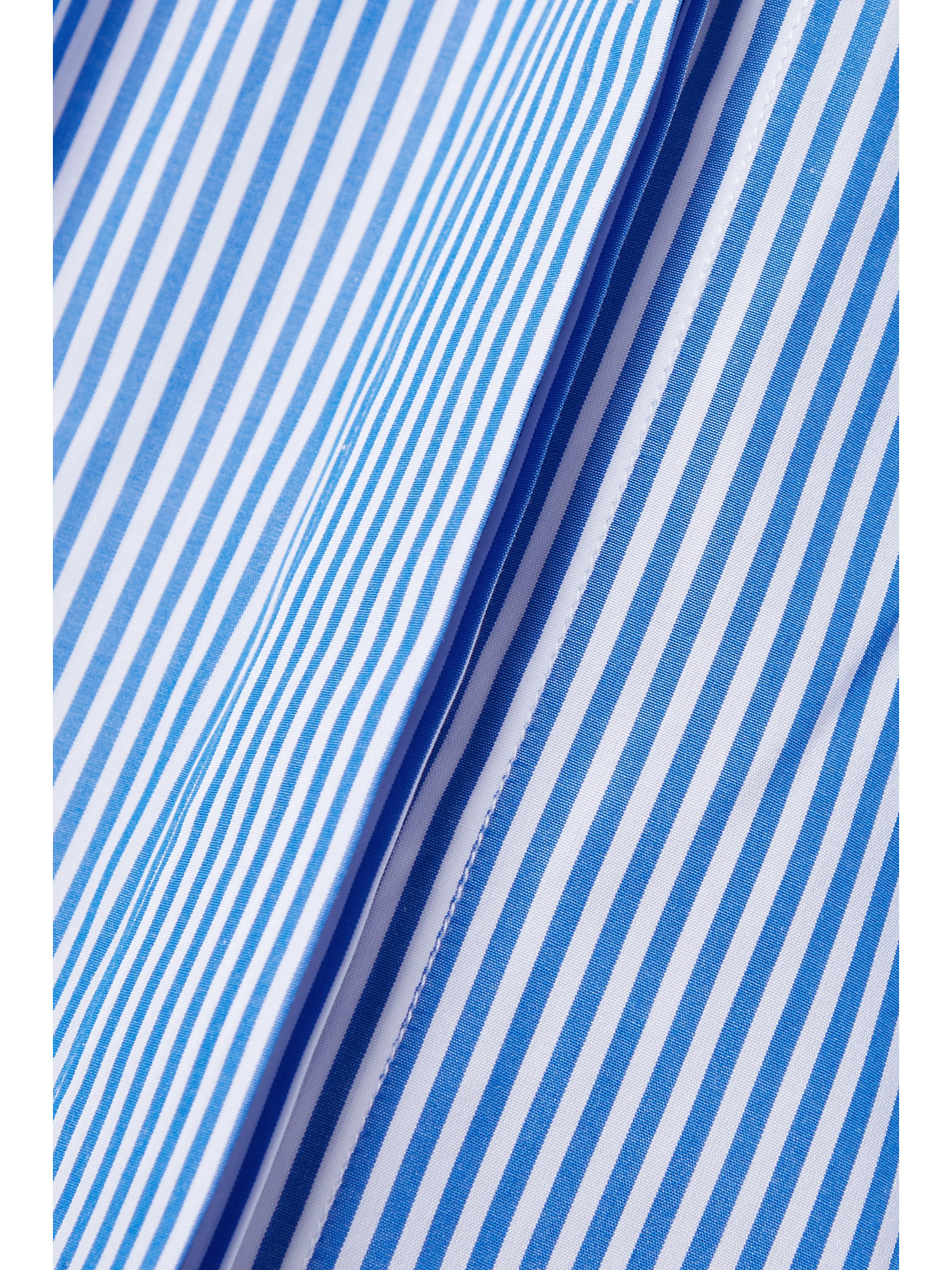 RAG & BONE MORGAN CROPPED STRIPED COTTON-POPLIN SHIRT