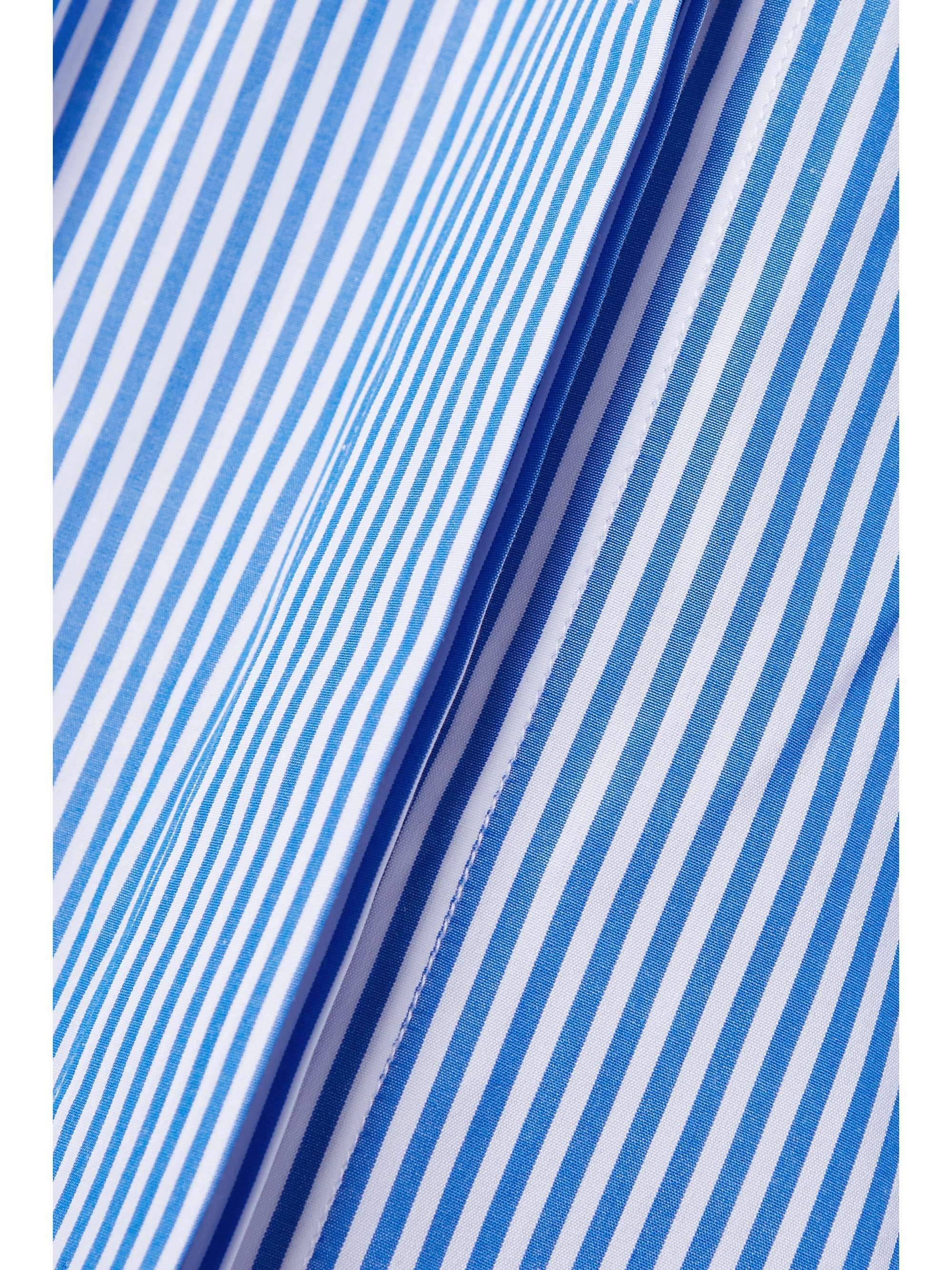 RAG & BONE Morgan cropped striped cotton-poplin shirt