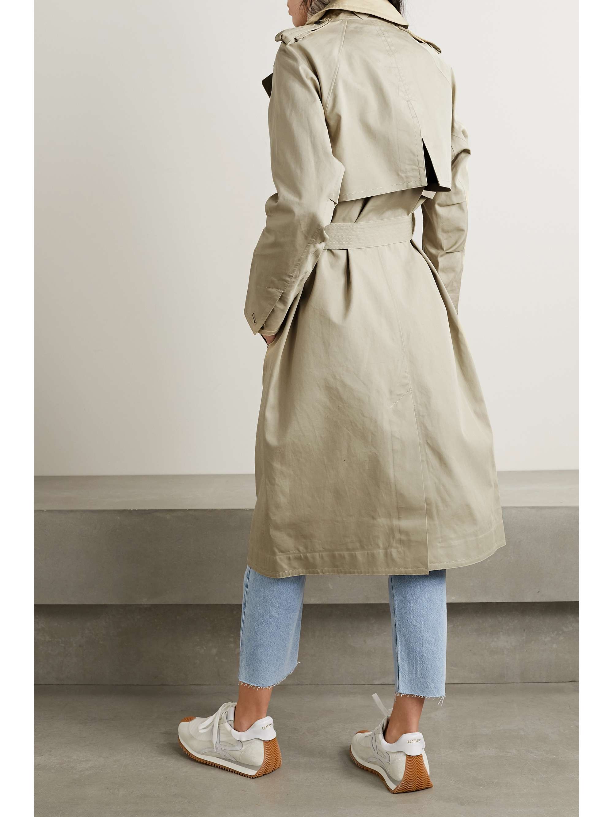 RAG & BONE ICONS Gwyn Trenchcoat aus Gabardine aus einer Baumwollmischung mit Gürtel