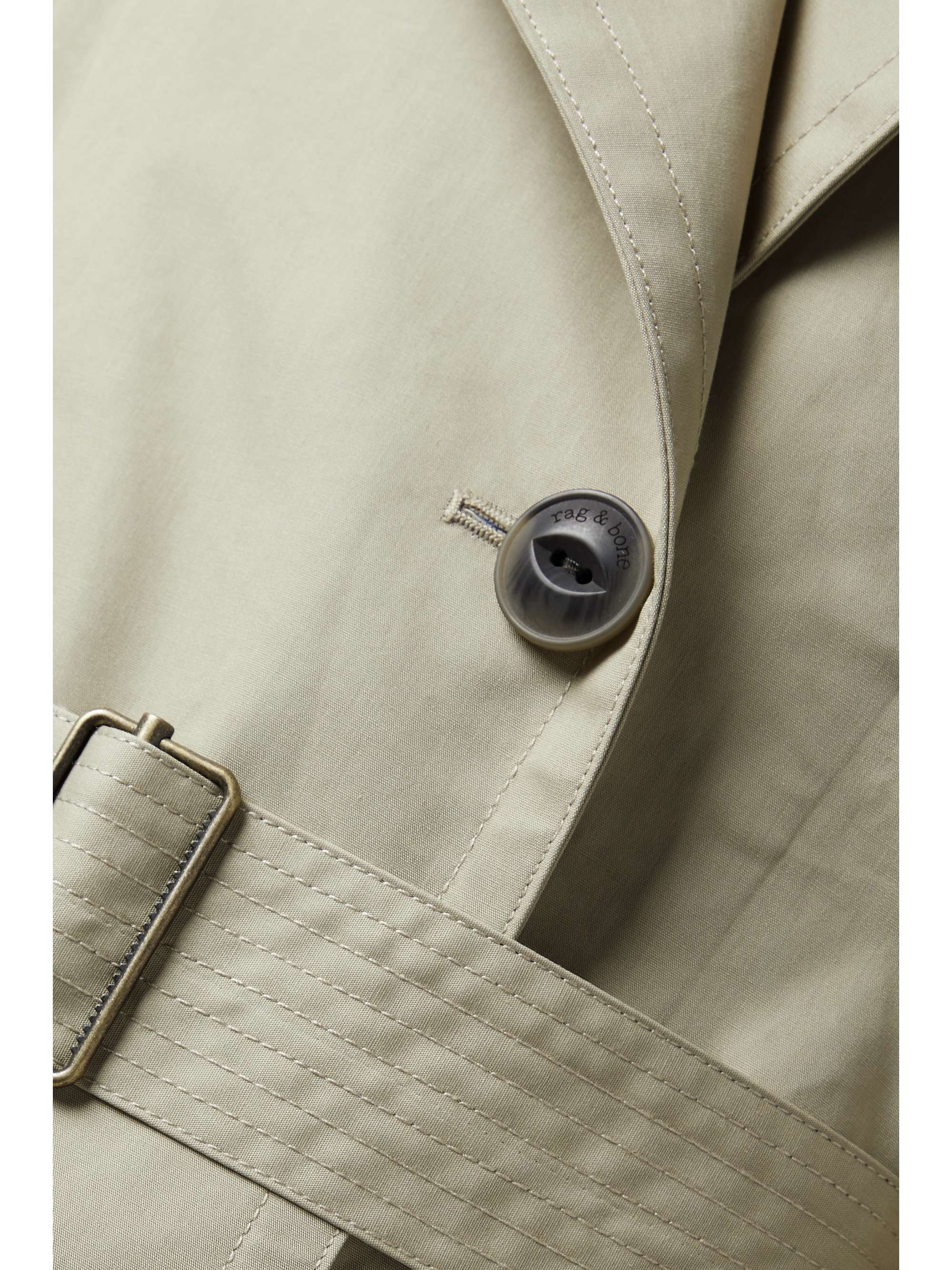 RAG & BONE ICONS Gwyn Trenchcoat aus Gabardine aus einer Baumwollmischung mit Gürtel