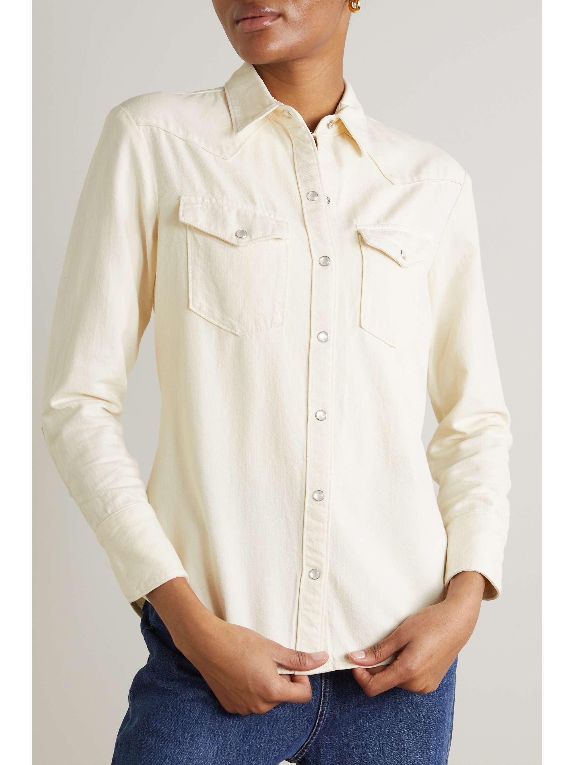 RAG & BONE Featherweight Wyatt Hemd aus einer Baumwoll-Lyocell-Mischung