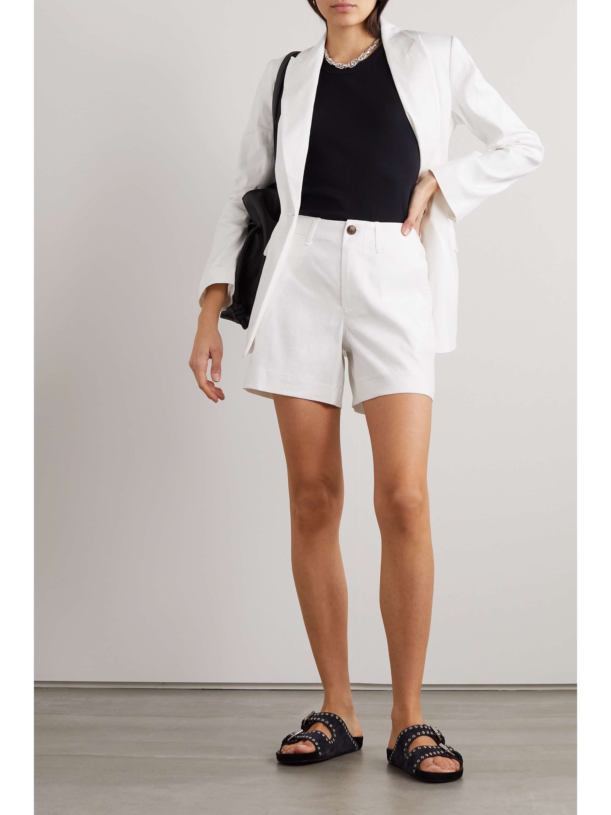 RAG & BONE Sofie stretch linen-blend shorts