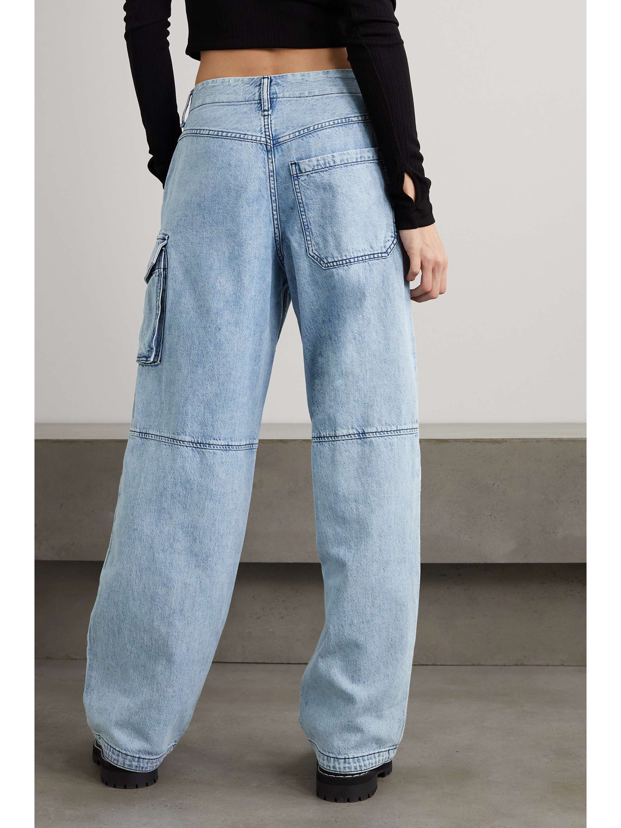 RAG & BONE Nora hoch sitzende Cargojeans mit weitem Bein