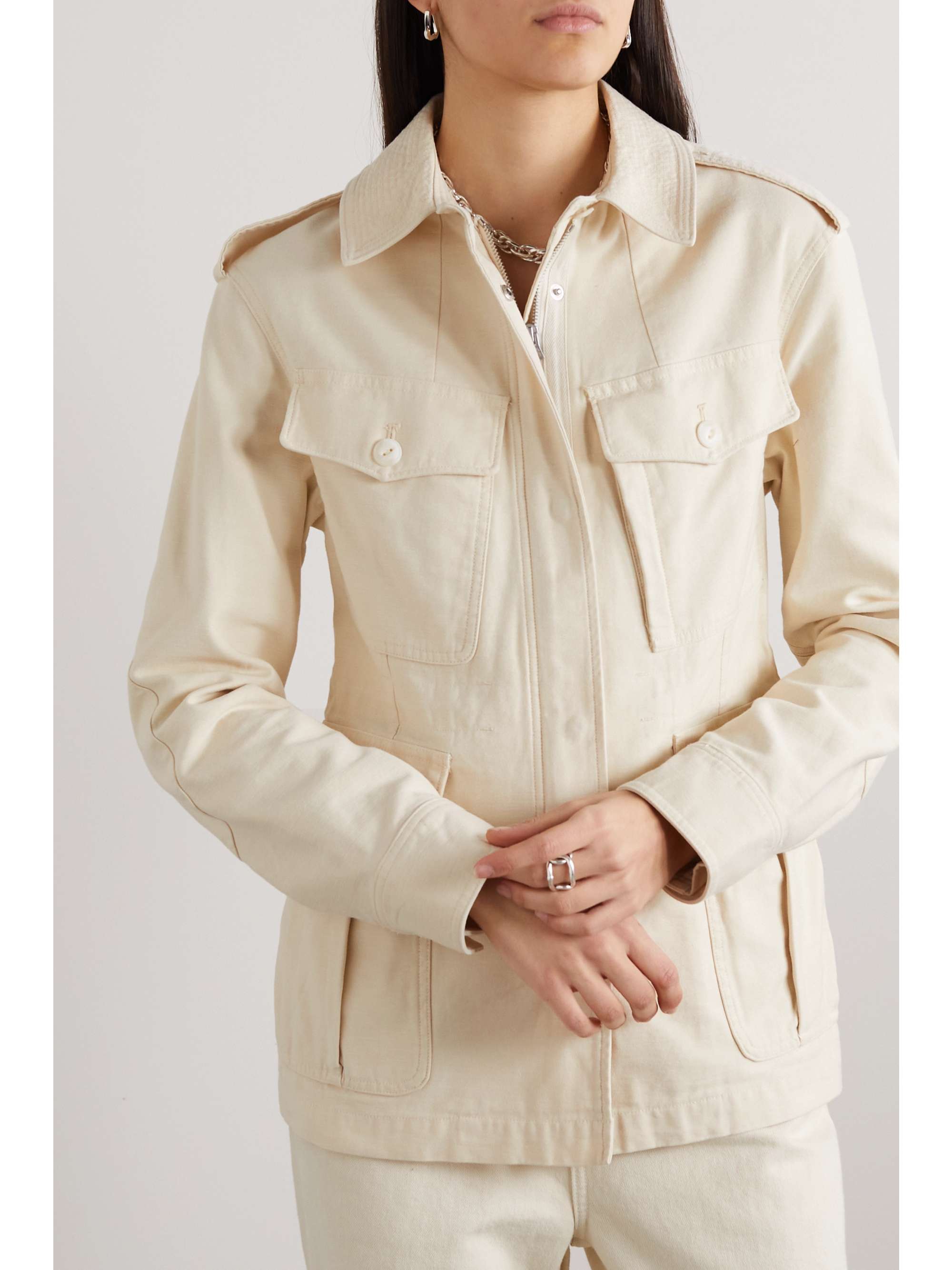 RAG & BONE ICONS Lorenz cottoncanvas jacket NETAPORTER