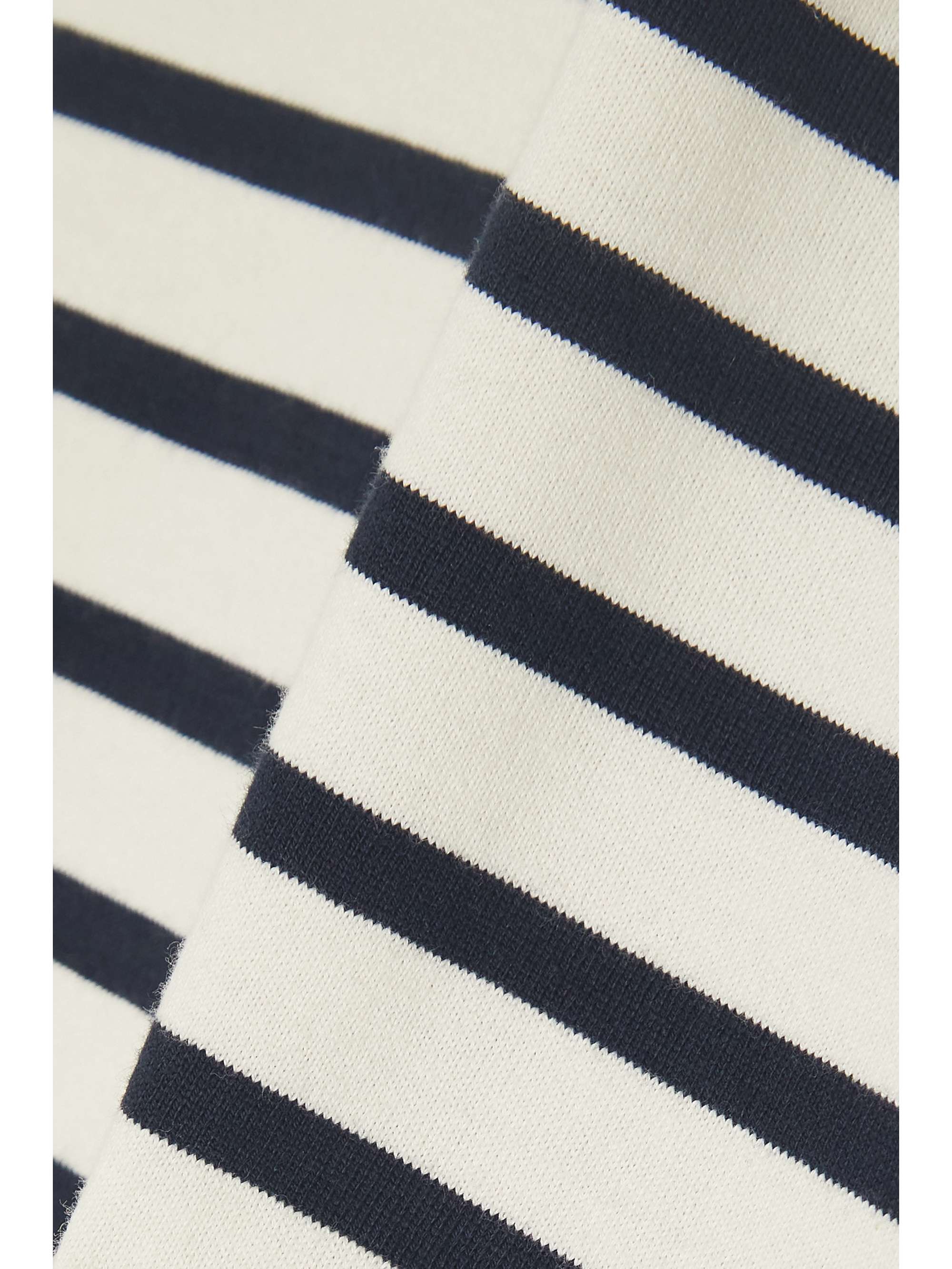 RAG & BONE Striped cotton-jersey midi dress