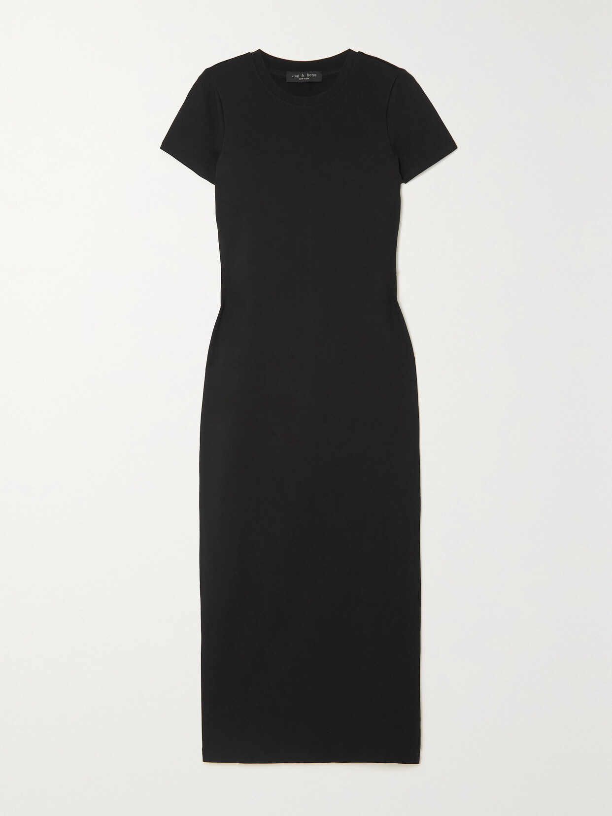 rag & bone - Irina Stretch-ponte Midi Dress - Black