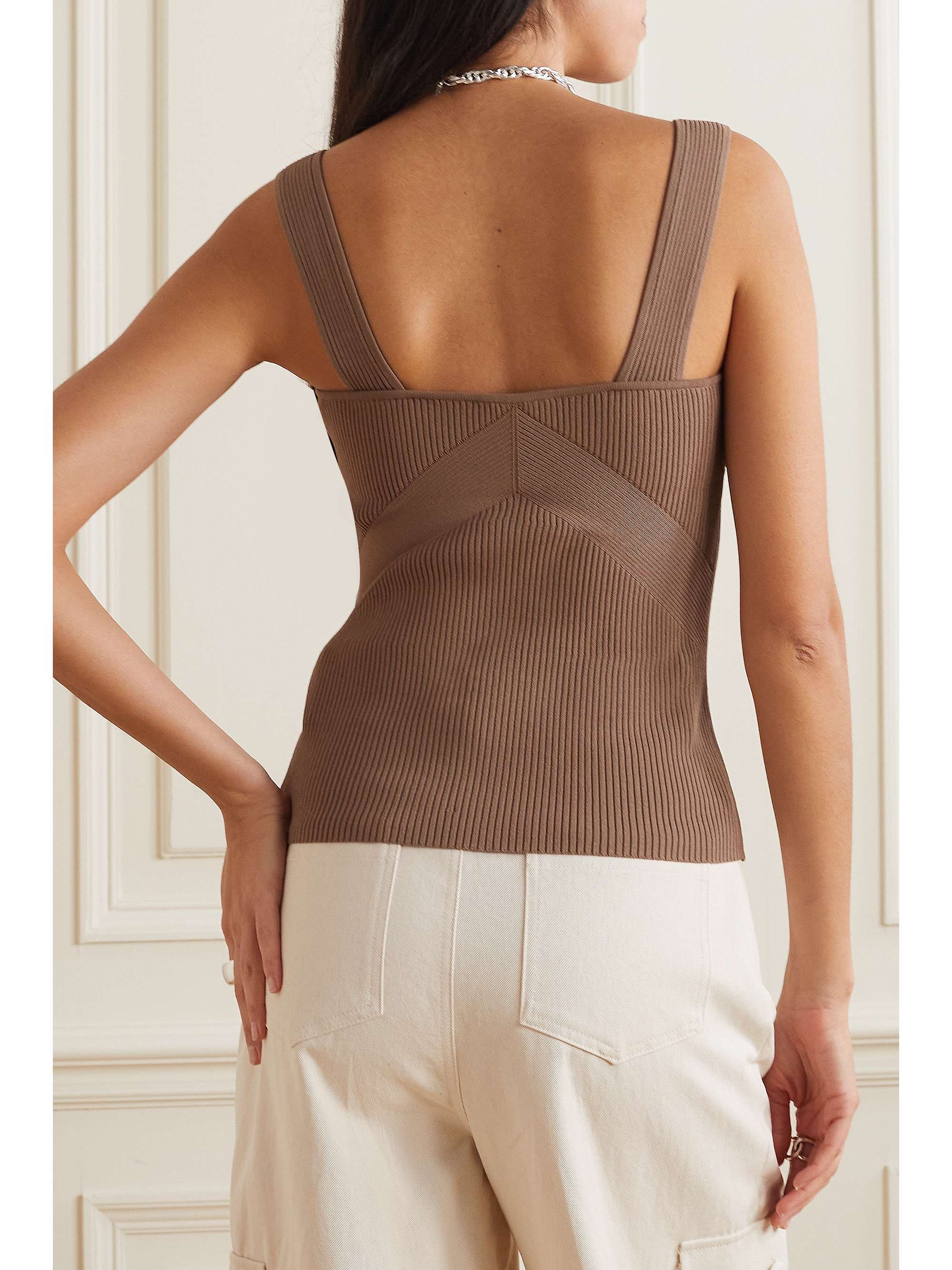 RAG & BONE Asher ribbed stretch-knit tank