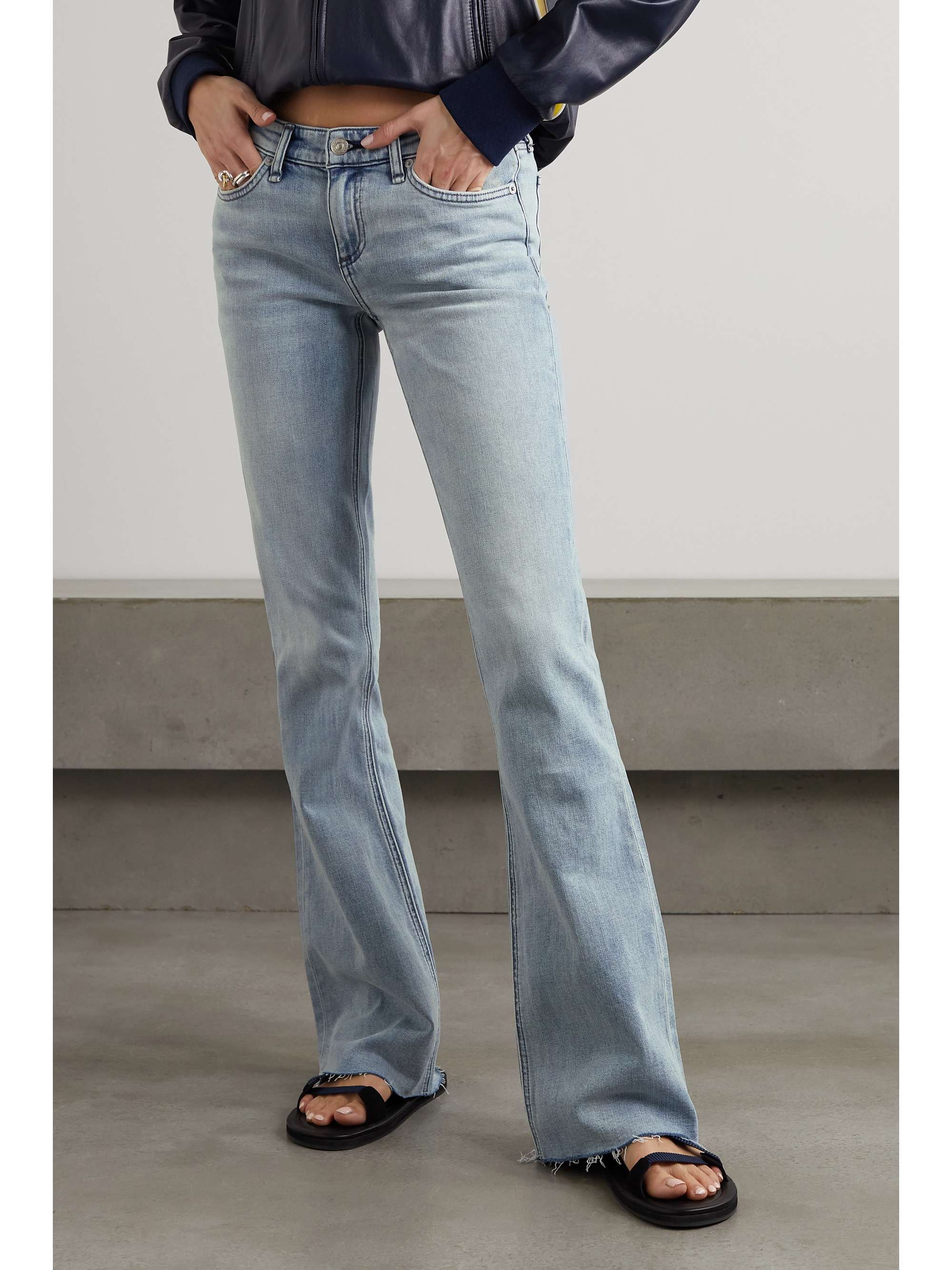 RAG & BONE Kinsley low-rise flared jeans