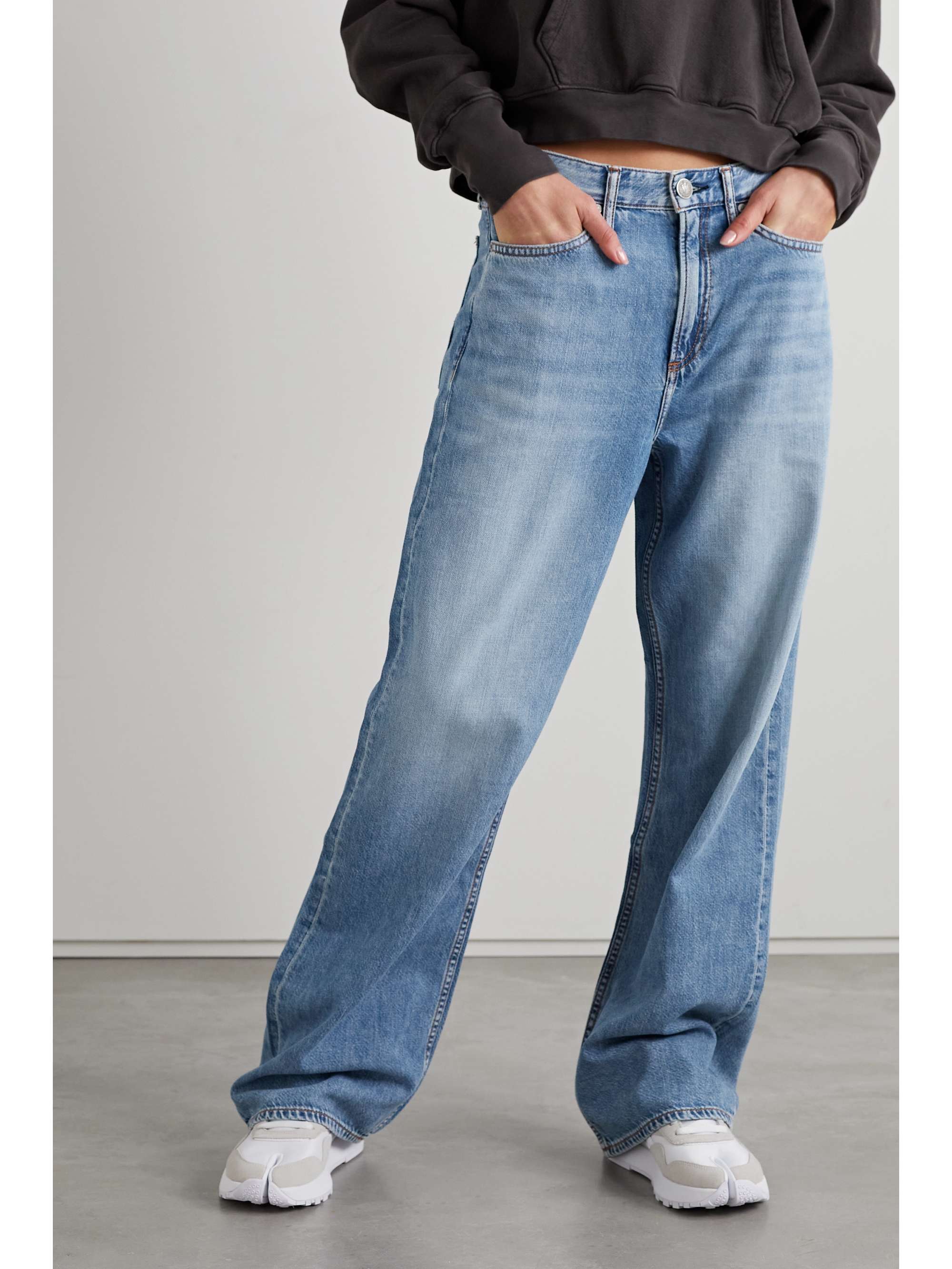 RAG & BONE Logan high-rise wide-leg jeans