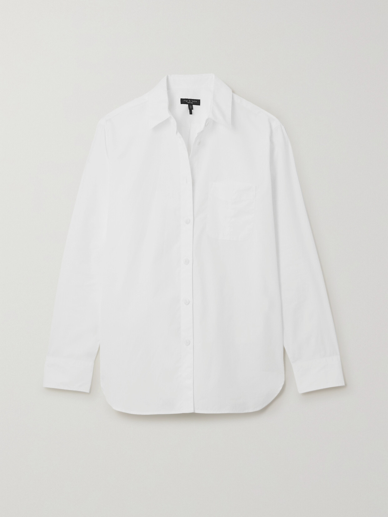 rag & bone - Maxine Cotton-poplin Shirt - White