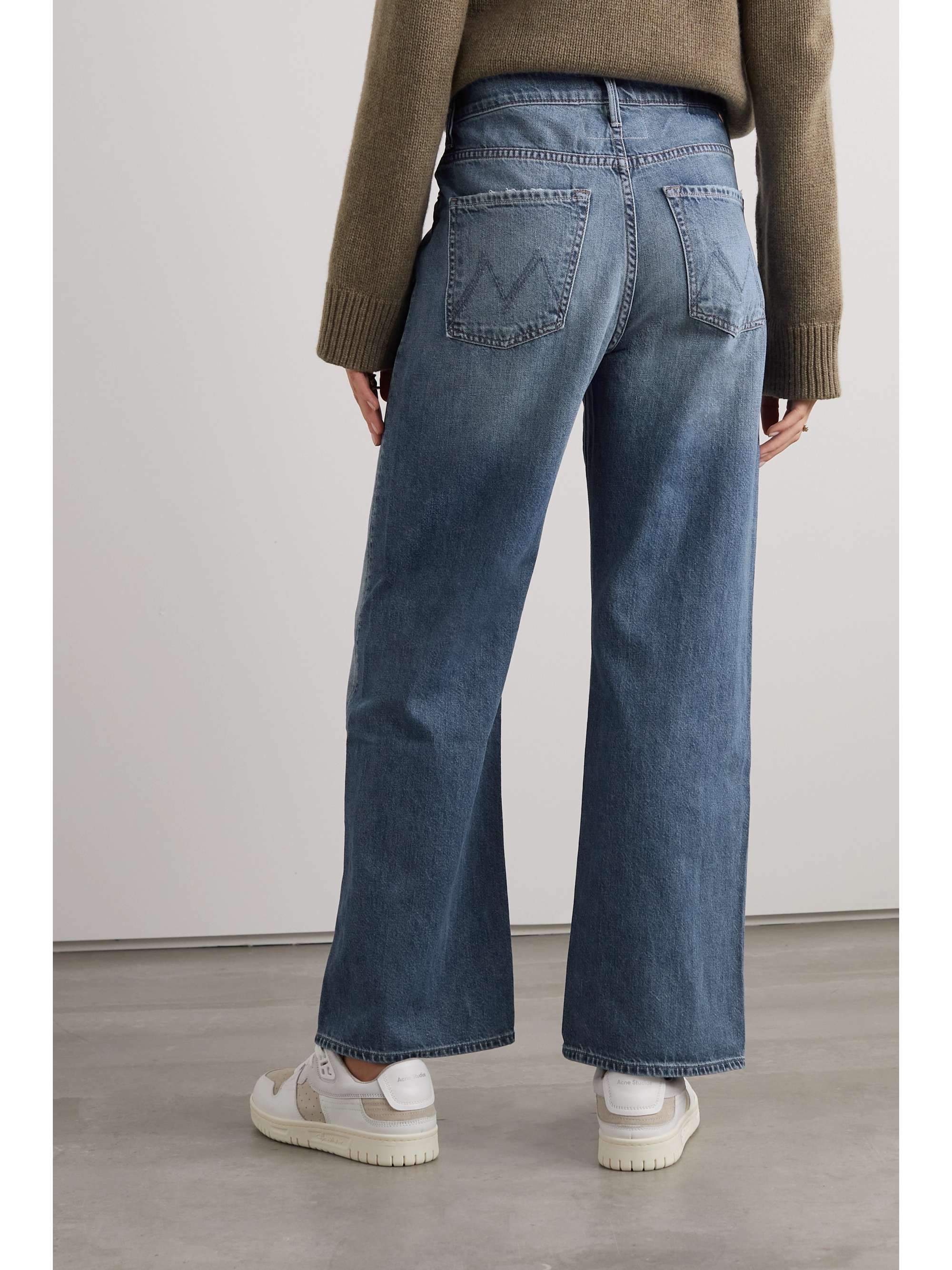 MOTHER Jean large raccourci taille haute The Dodger Ankle