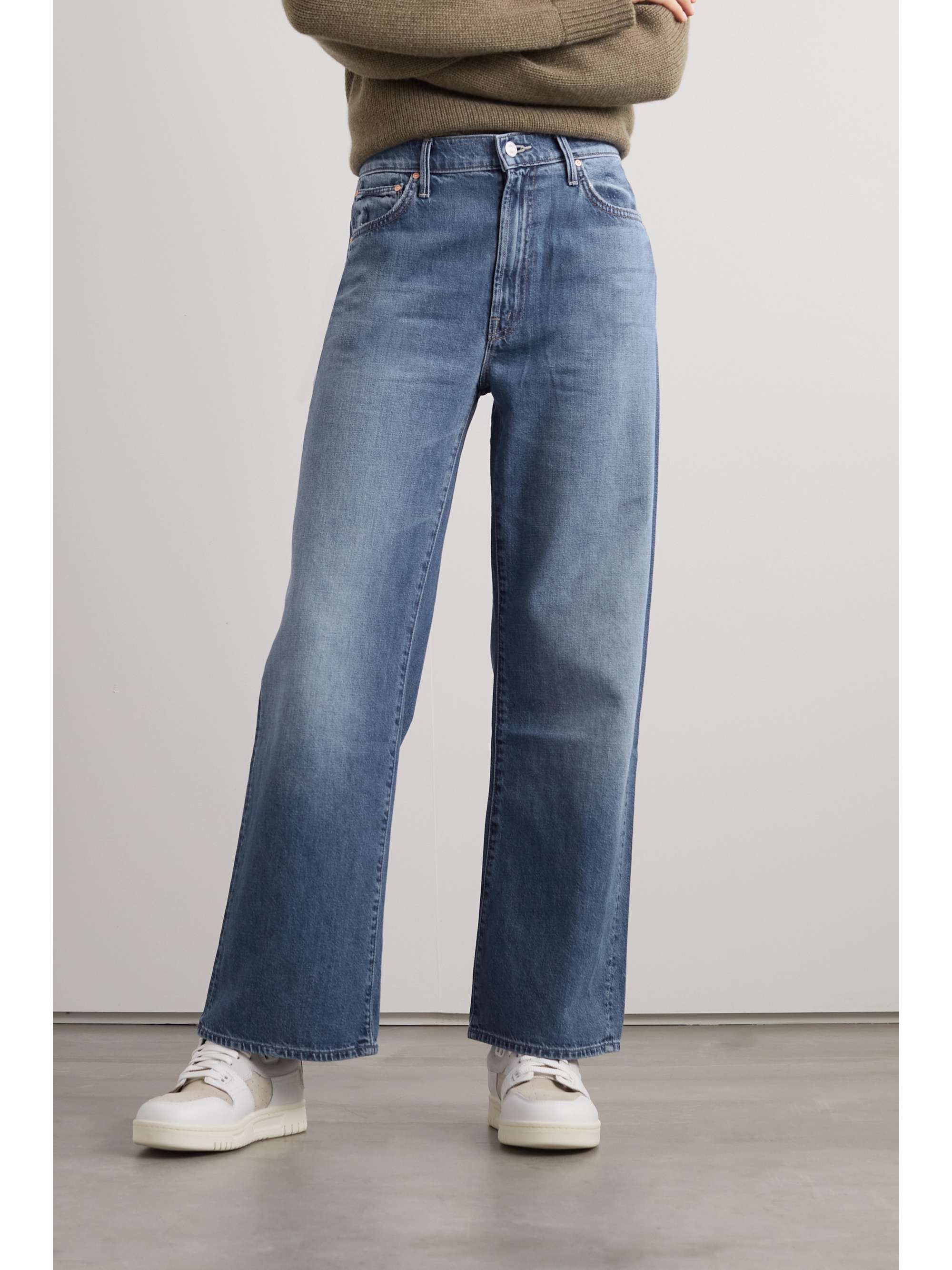 MOTHER Jean large raccourci taille haute The Dodger Ankle