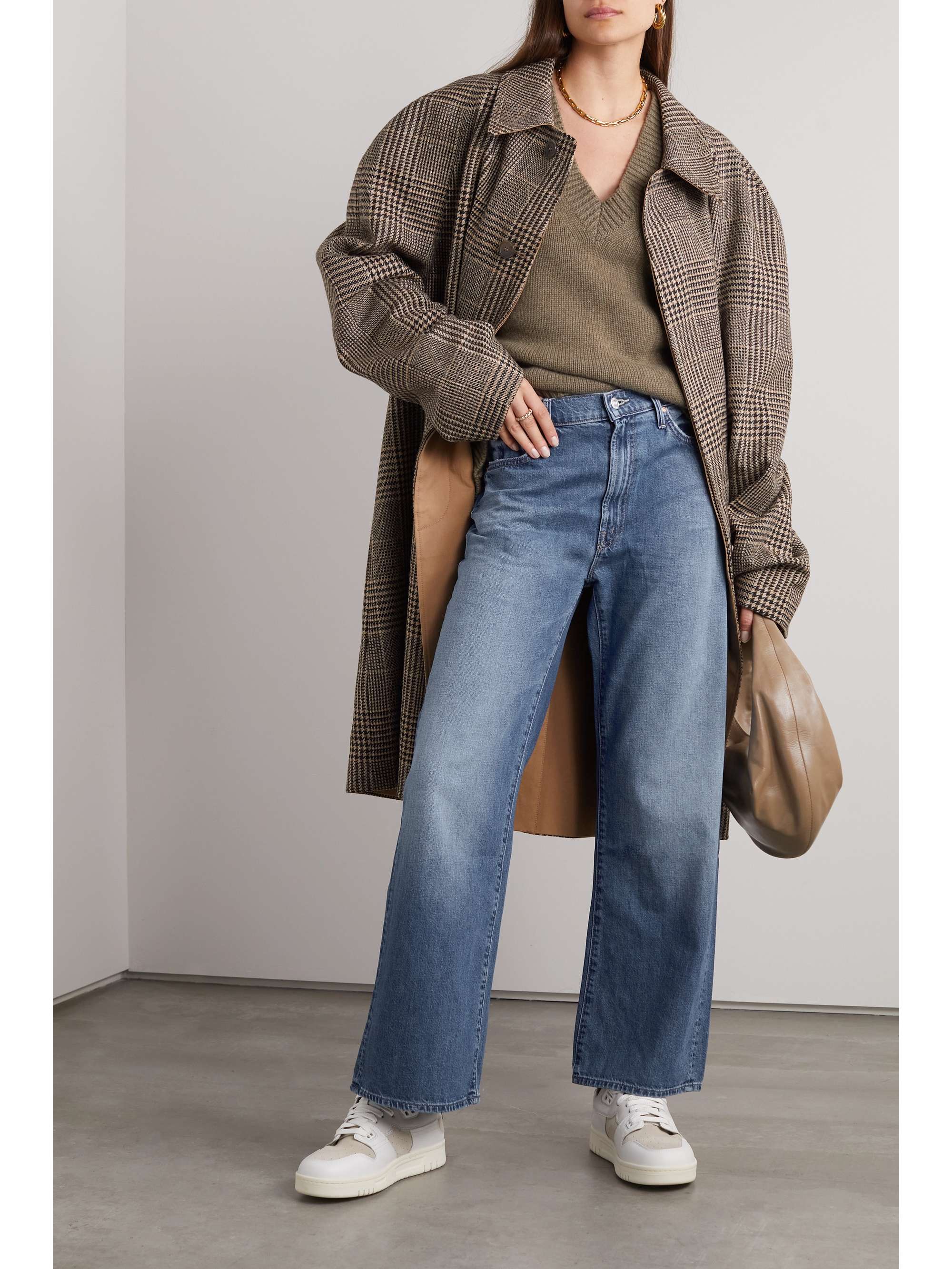 MOTHER The Dodger Ankle cropped high-rise wide-leg jeans | NET-A-PORTER