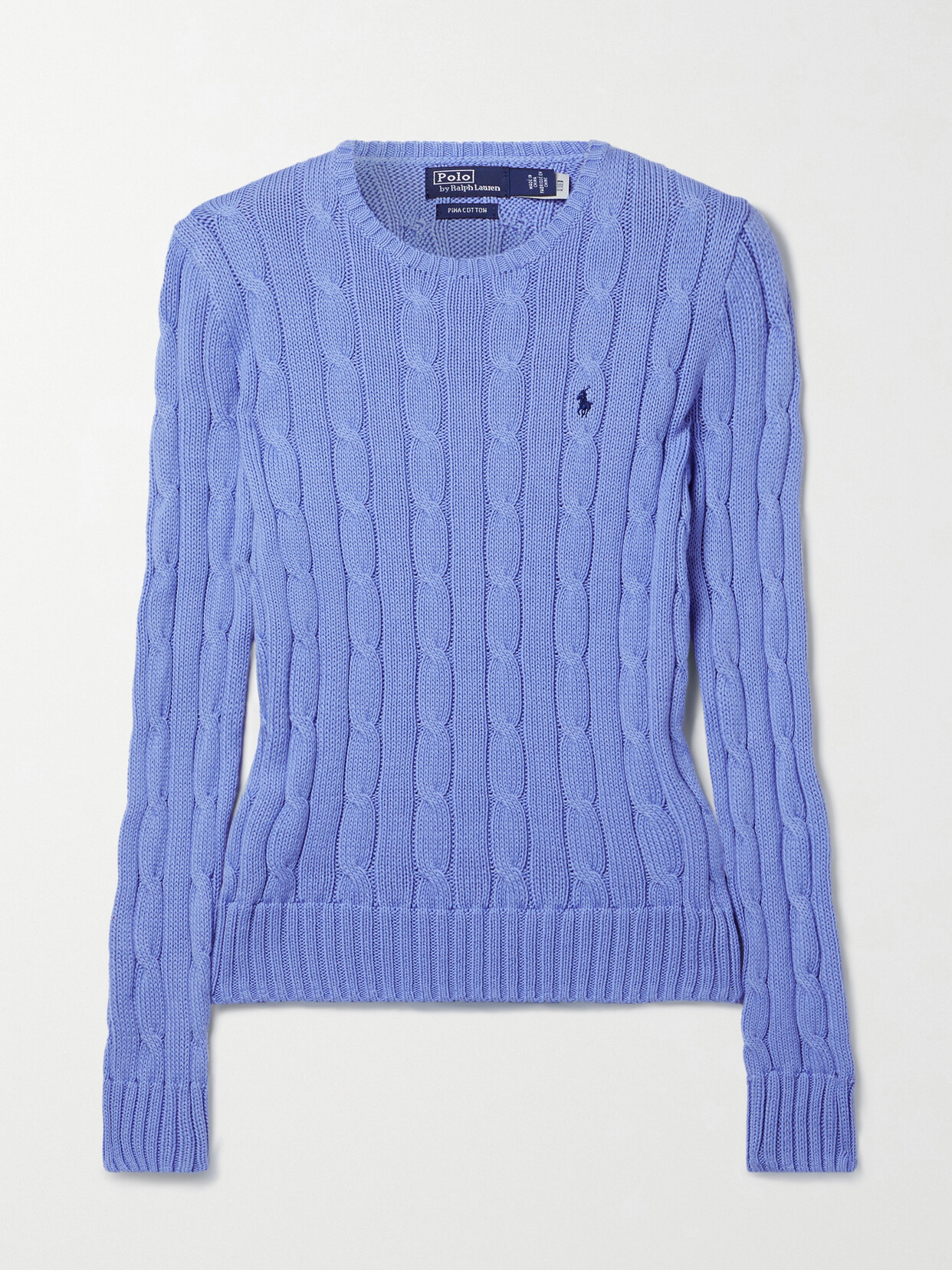 Polo Ralph Lauren - Julianna Cable-knit Cotton Sweater - Blue