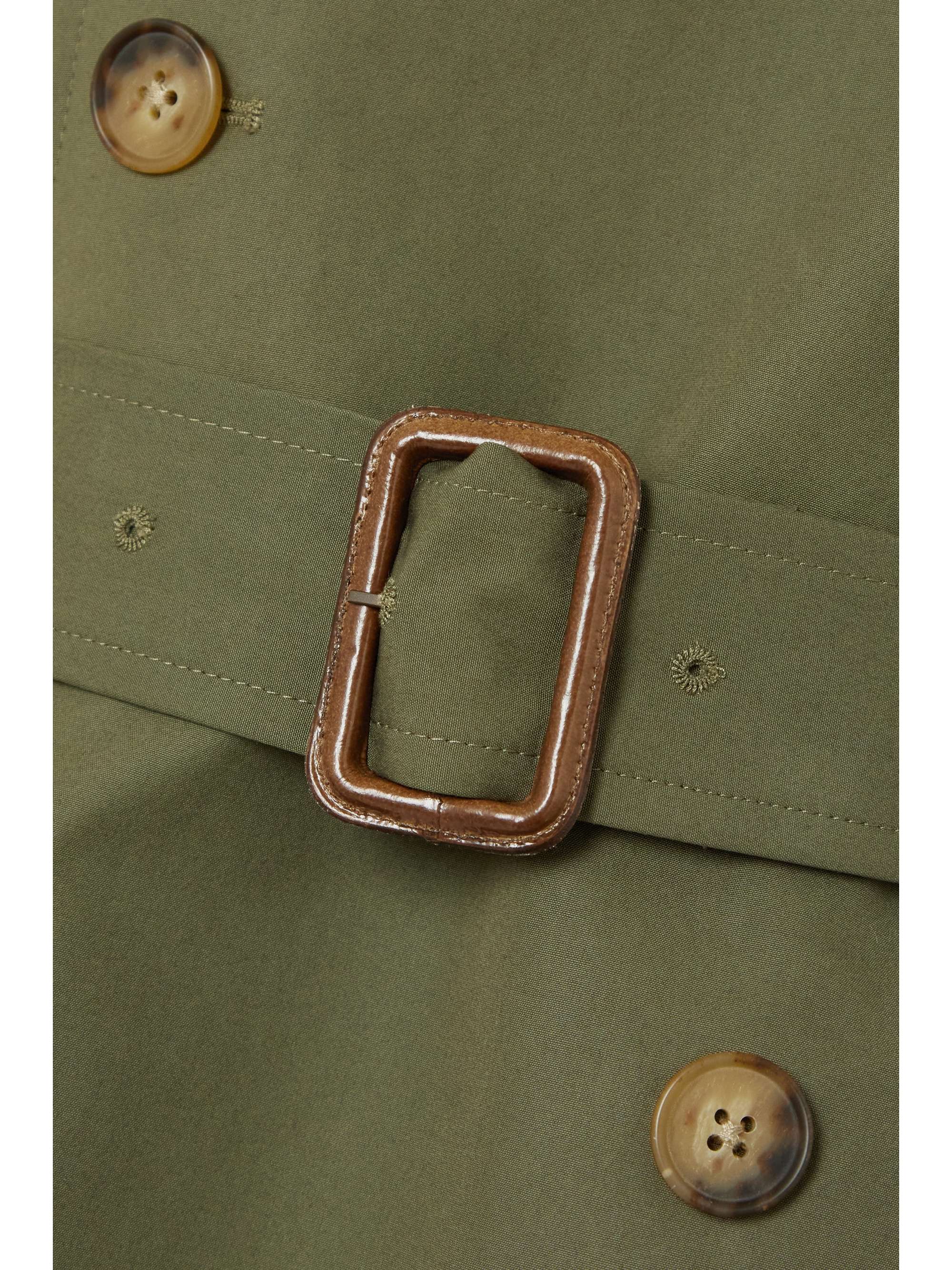 POLO RALPH LAUREN Belted double-breasted cotton-poplin trench coat