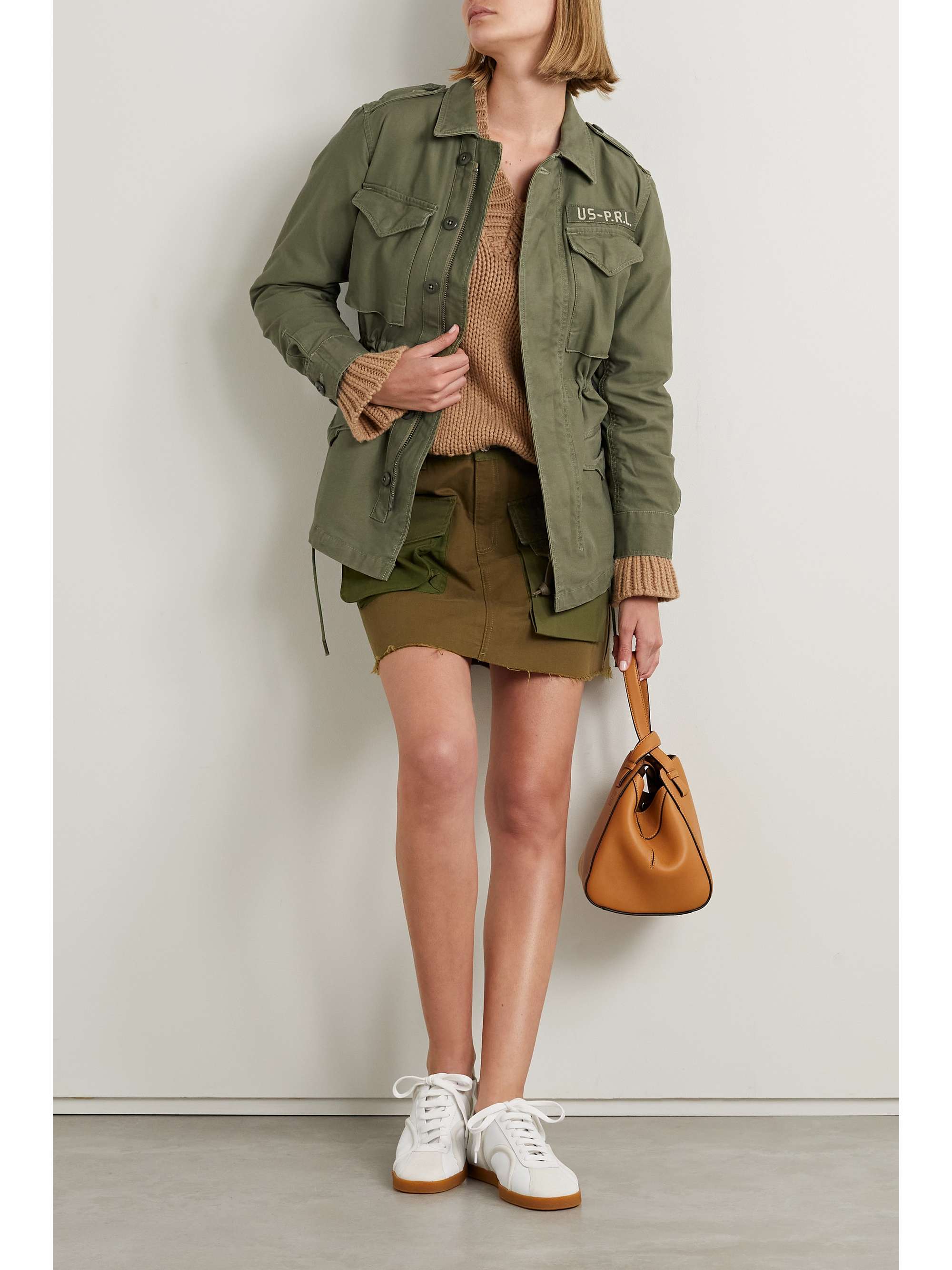 Women's Twill Military Jacket by Polo Ralph Lauren