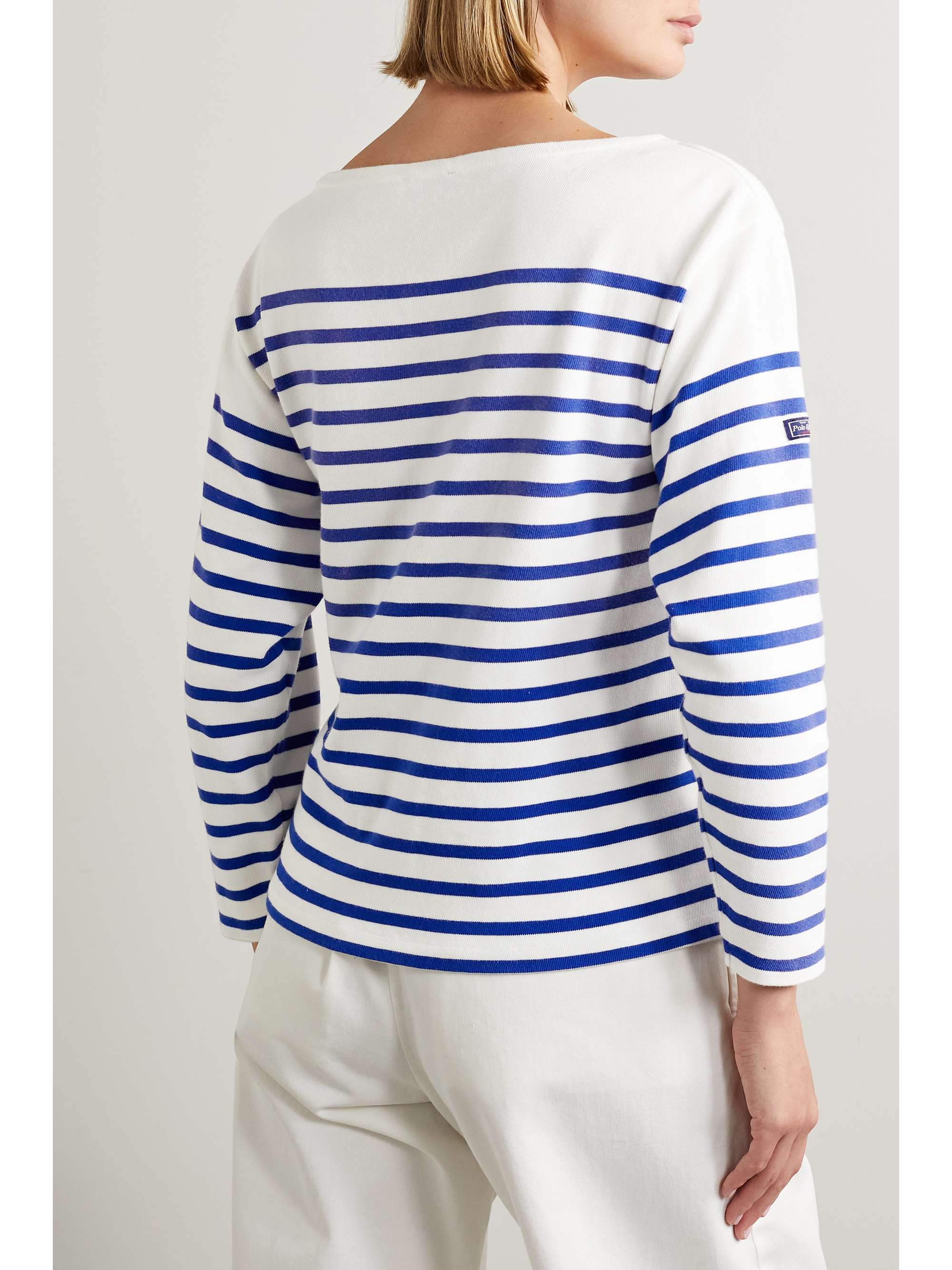POLO RALPH LAUREN Mariner striped cottonjersey sweater NETAPORTER