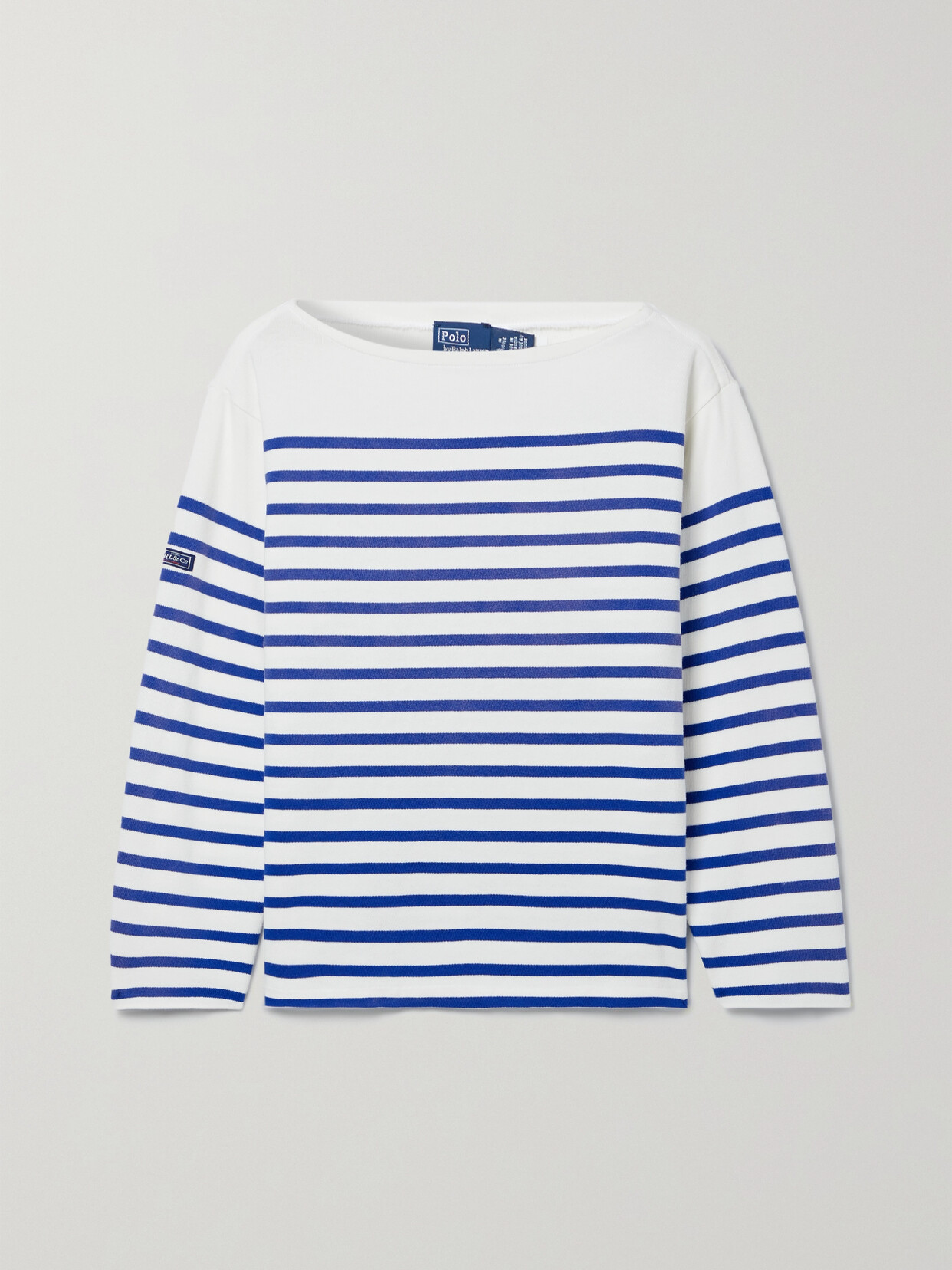 Polo Ralph Lauren - Mariner Striped Cotton-jersey Sweater - Blue