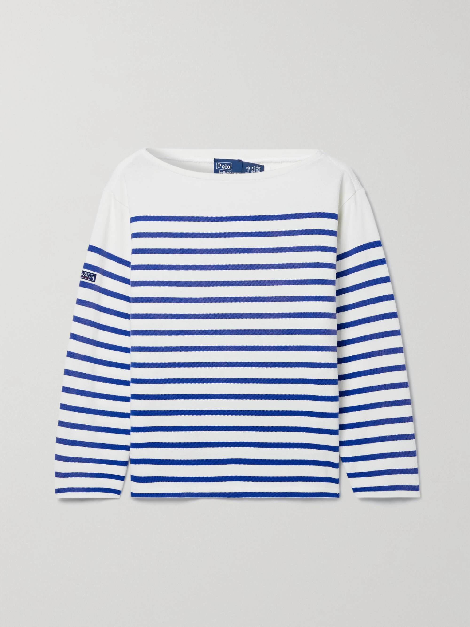 POLO RALPH LAUREN Mariner striped cottonjersey sweater NETAPORTER