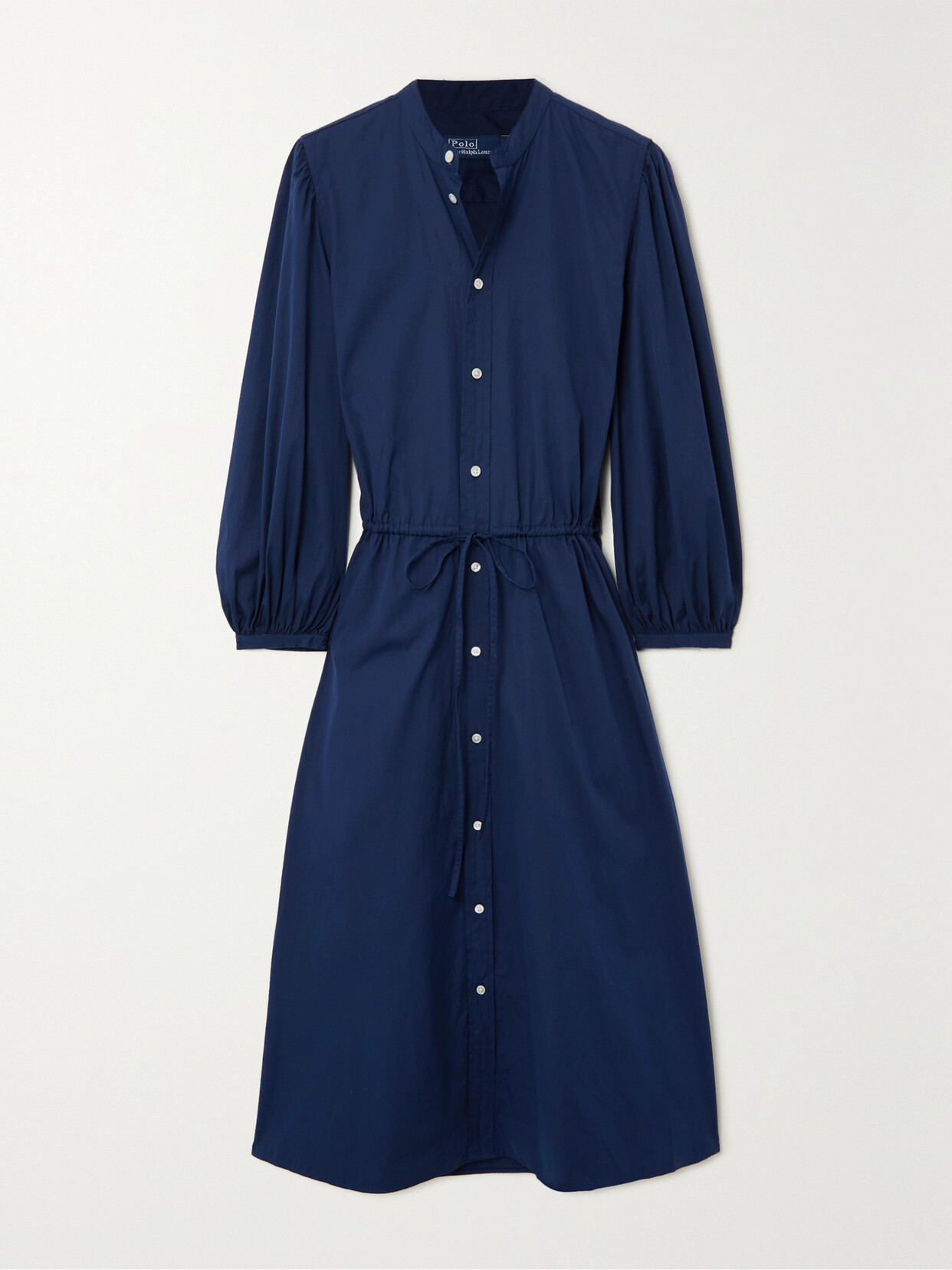 Polo Ralph Lauren - Elie Cotton-poplin Midi Shirt Dress - Blue