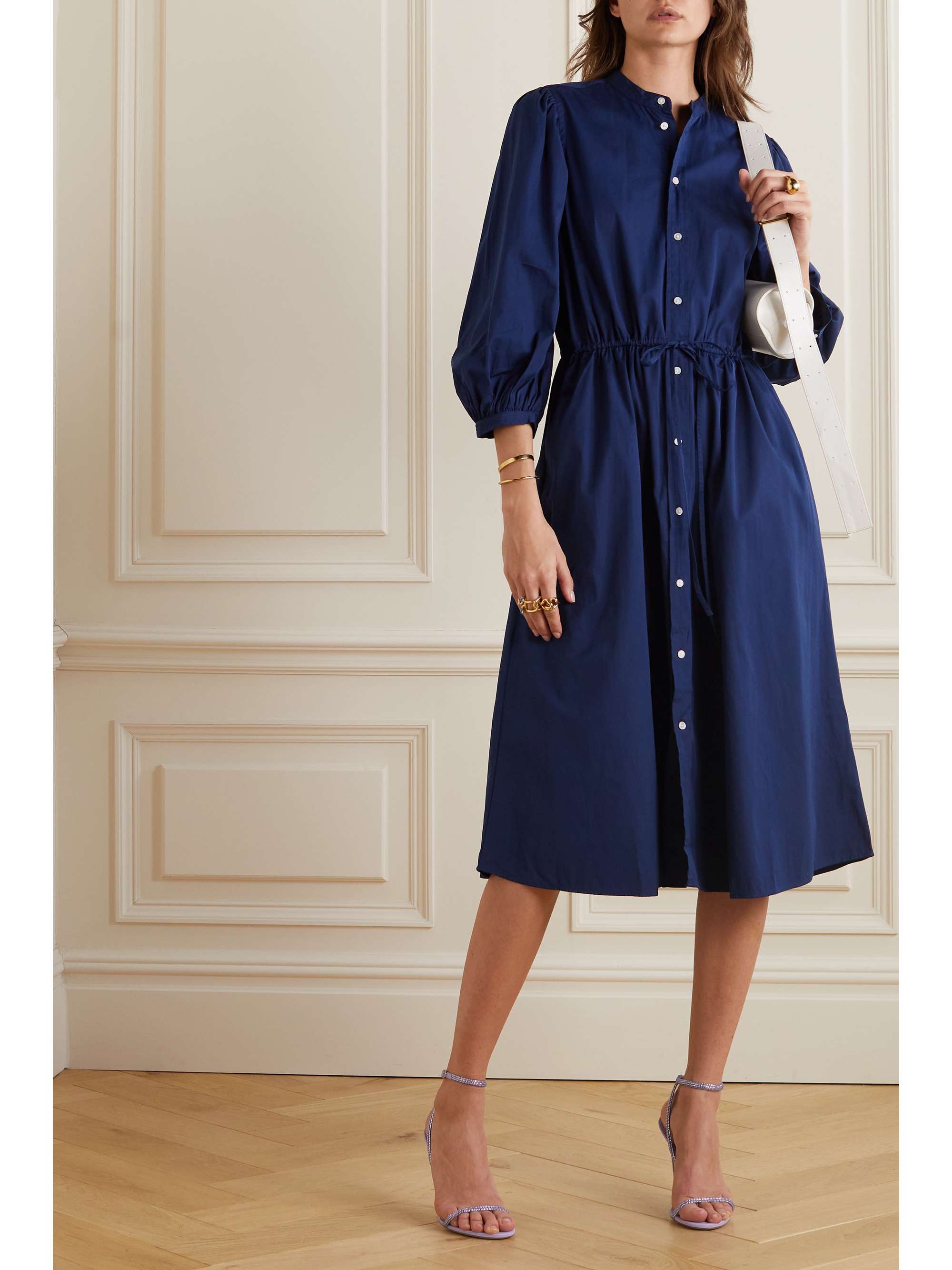 midi shirt dress