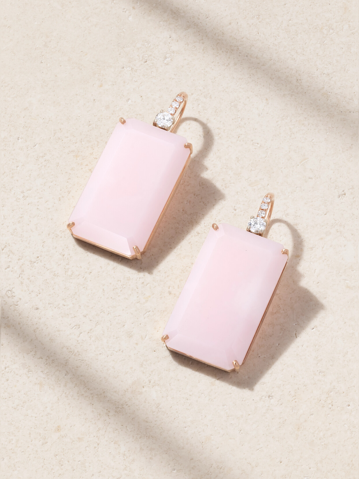 Irene Neuwirth - Classic 18-karat Rose Gold, Opal And Diamond Earrings - One size