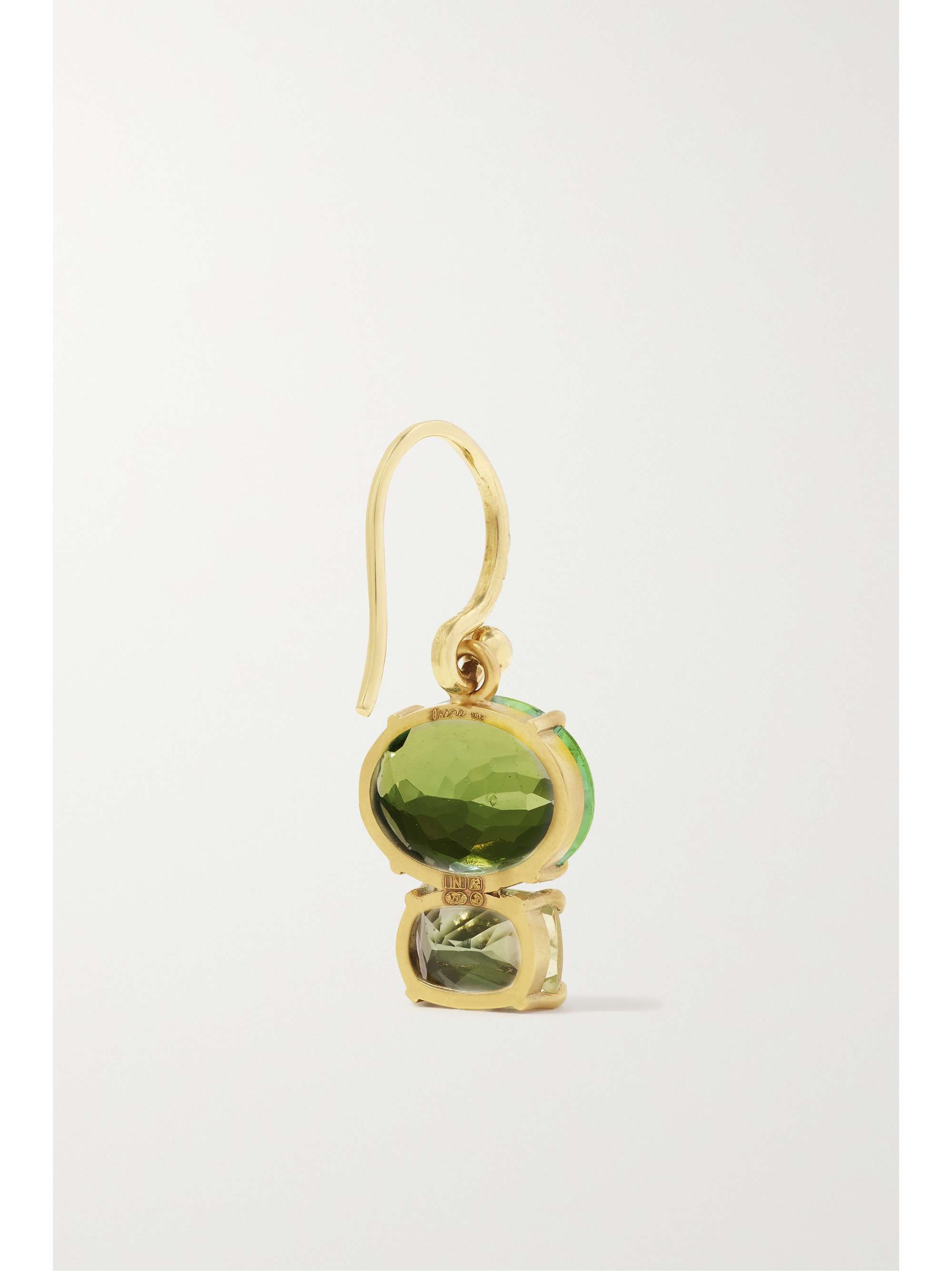 IRENE NEUWIRTH Gemmy Gem 18-karat gold tourmaline earrings