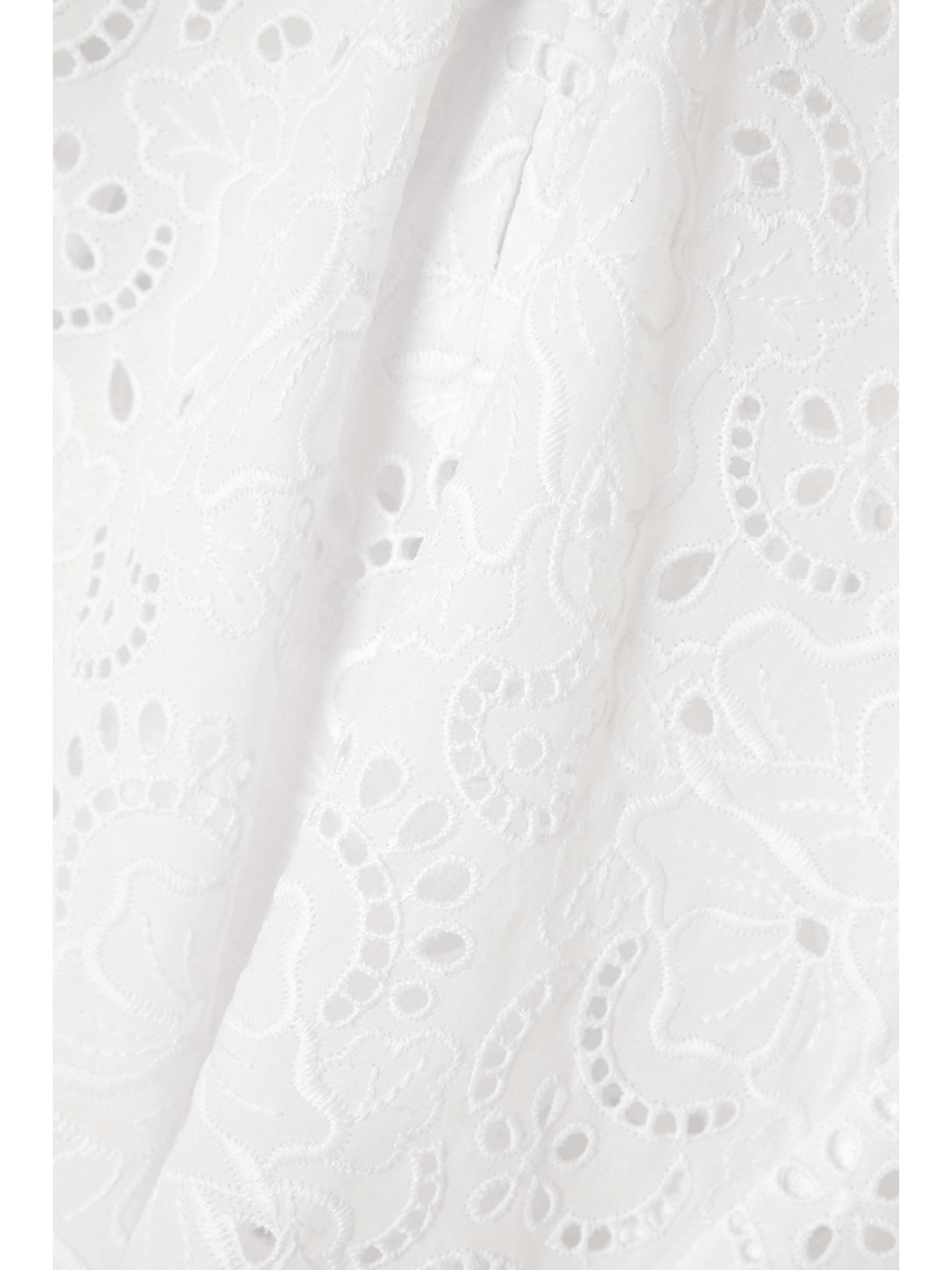 THREE GRACES LONDON Tabitha broderie anglaise cotton mini shirt dress