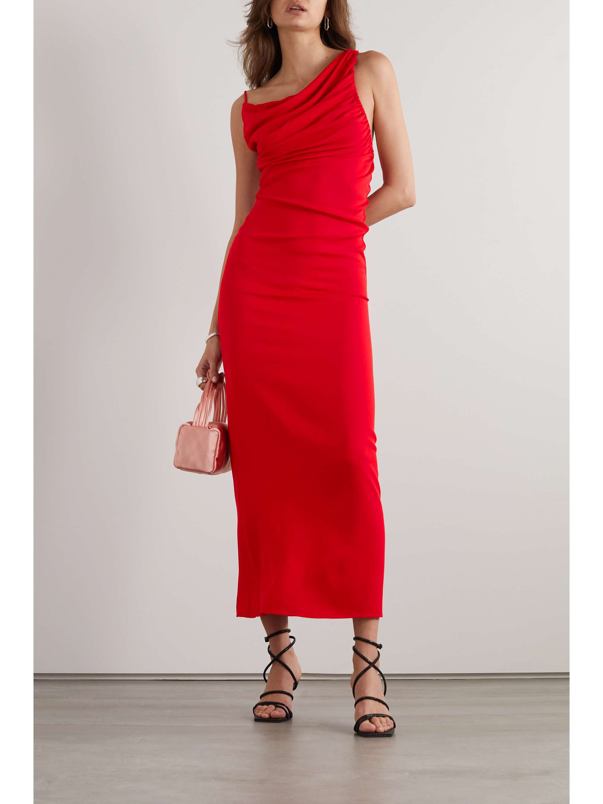 CHRISTOPHER ESBER Open-back draped crepe maxi dress