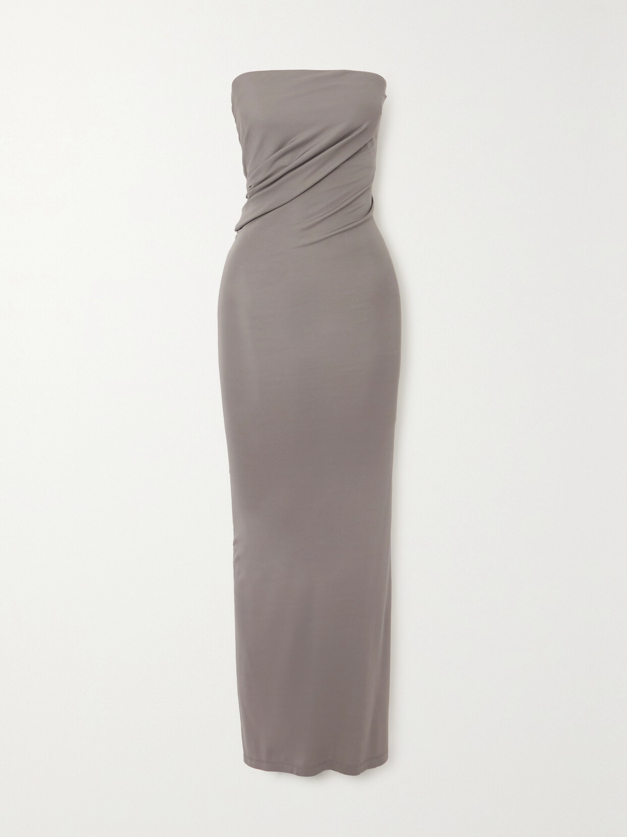 Christopher Esber - Draped Crepe Maxi Dress - Gray