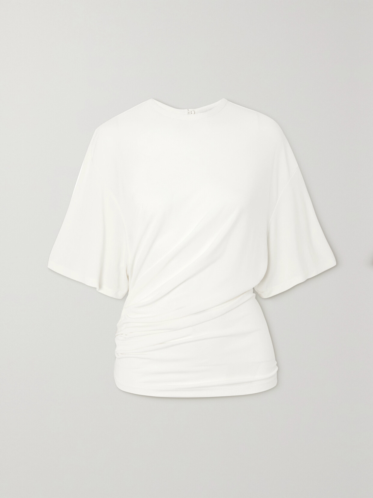 Shop Christopher Esber Crepe T-shirt In White