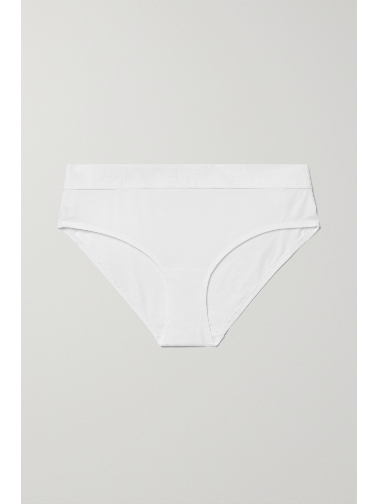 Skin - Hadlee Stretch Organic Pima Cotton Briefs - White