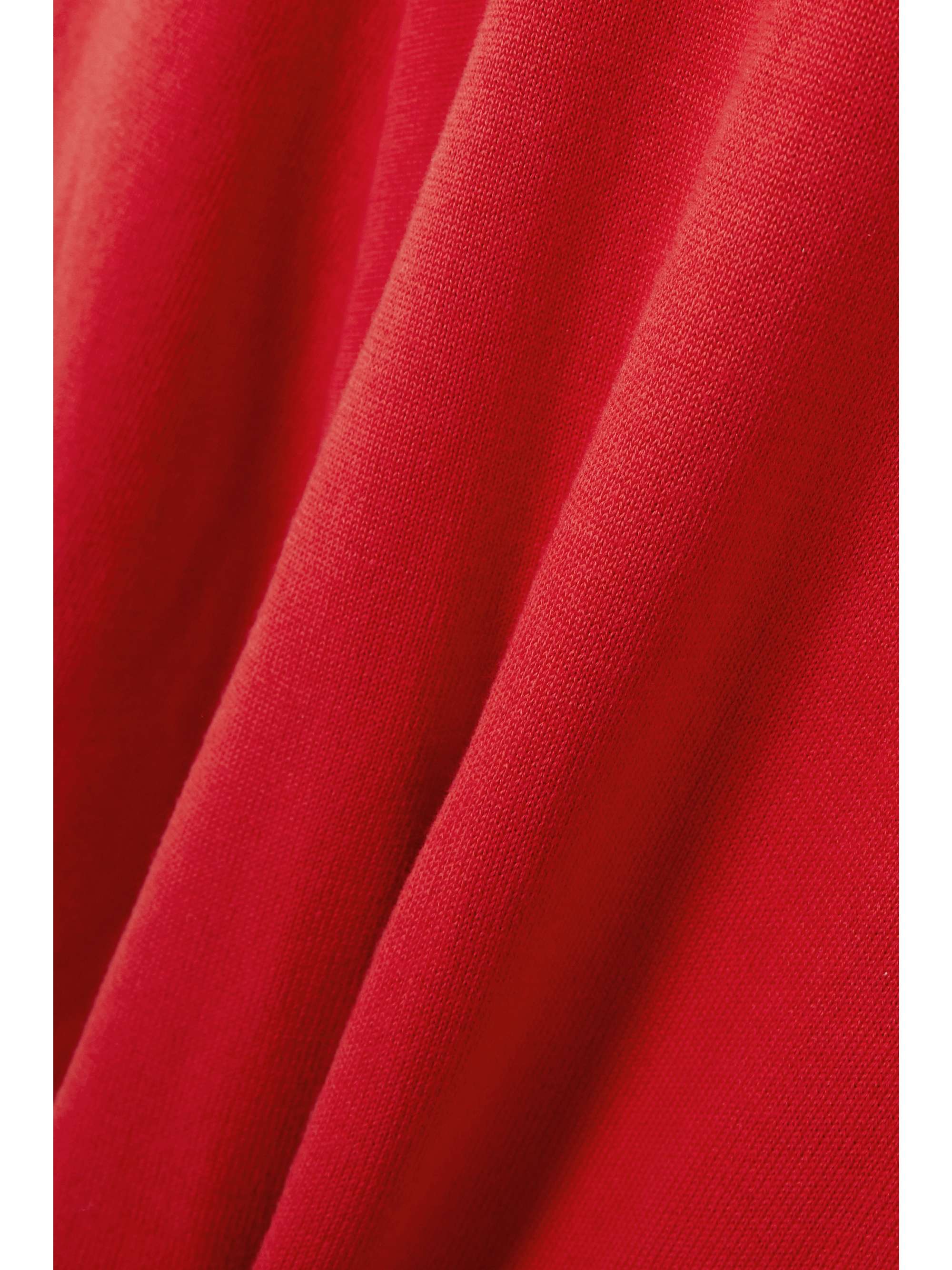 THEBE MAGUGU Cold-shoulder asymmetric cotton halterneck maxi dress